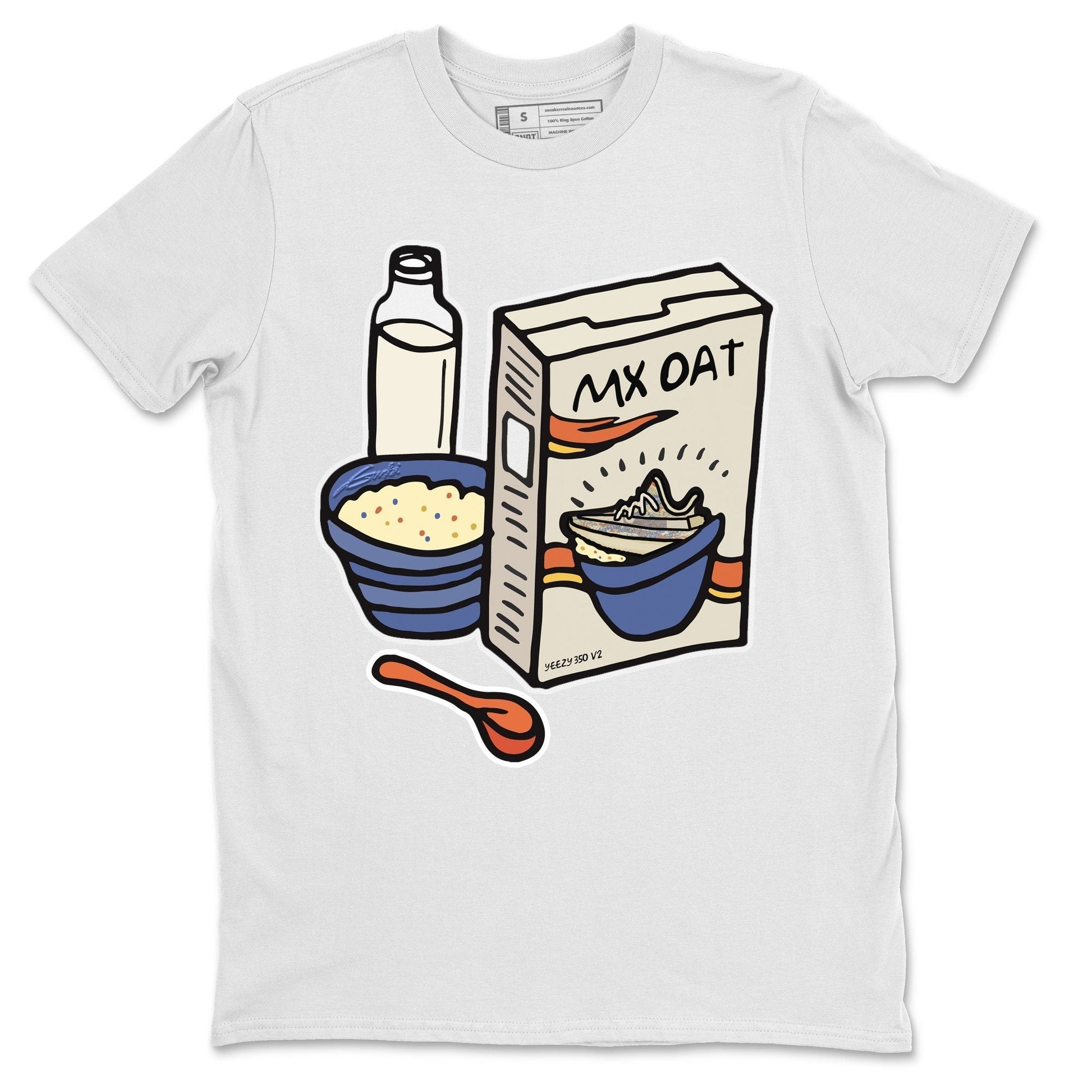 Yeezy 350 MX Oat Sneaker Match Tees Breakfast Cereal Sneaker Tees Yeezy 350 MX Oat Sneaker Release Tees Unisex Shirts