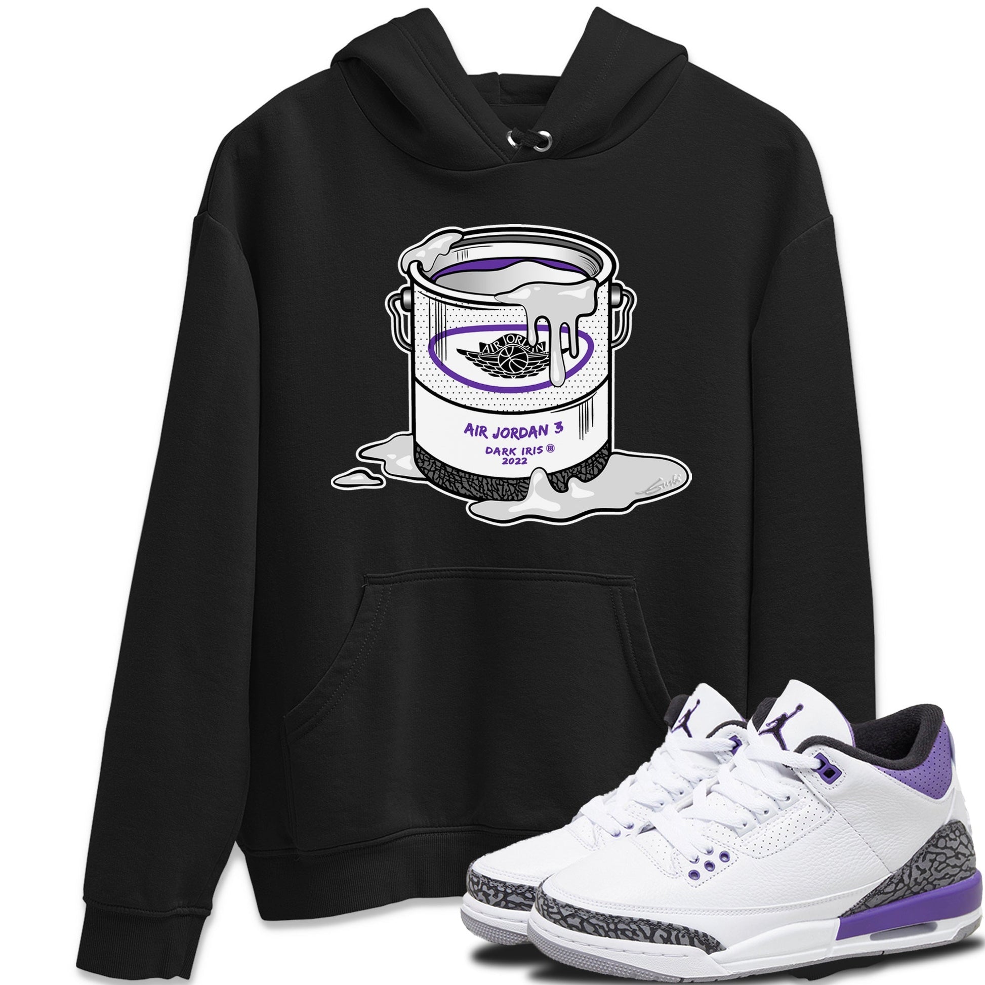 Jordan 3 Dark Iris Sneaker Match Tees Bucket Sneaker Tees Jordan 3 Dark Iris Sneaker Release Tees Unisex Shirts