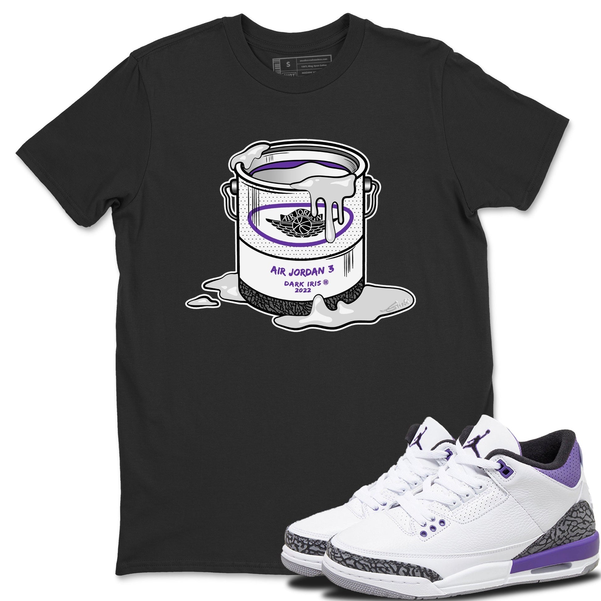 Jordan 3 Dark Iris Sneaker Match Tees Bucket Sneaker Tees Jordan 3 Dark Iris Sneaker Release Tees Unisex Shirts
