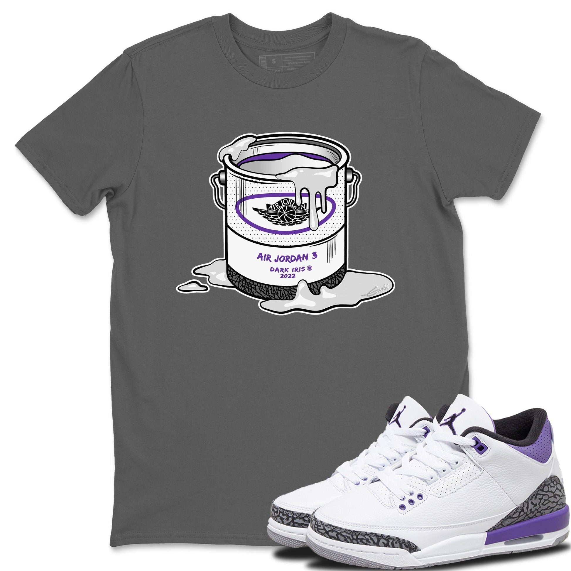 Jordan 3 Dark Iris Sneaker Match Tees Bucket Sneaker Tees Jordan 3 Dark Iris Sneaker Release Tees Unisex Shirts