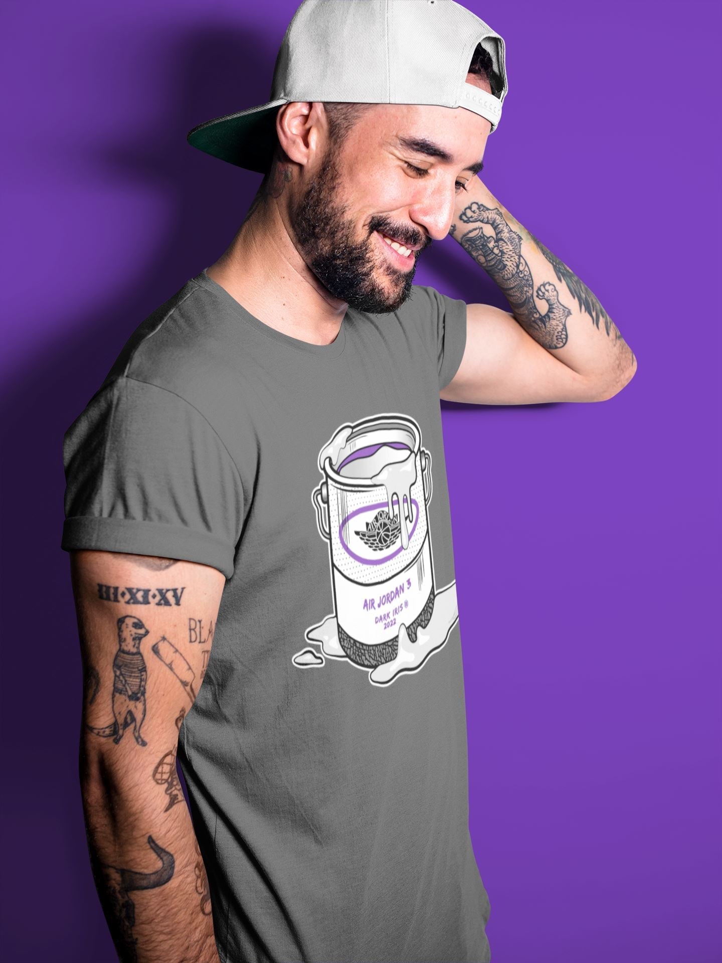 Jordan 3 Dark Iris Sneaker Match Tees Bucket Sneaker Tees Jordan 3 Dark Iris Sneaker Release Tees Unisex Shirts