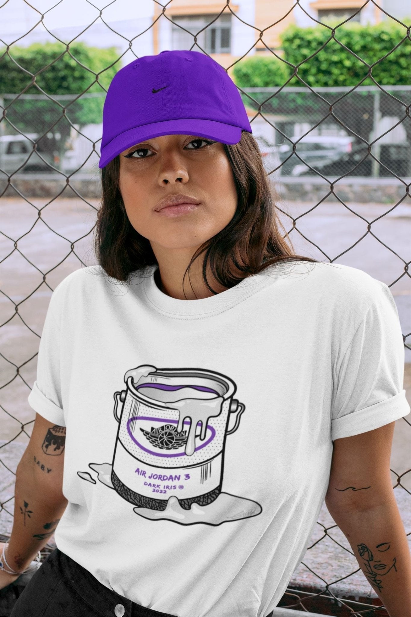 Jordan 3 Dark Iris Sneaker Match Tees Bucket Sneaker Tees Jordan 3 Dark Iris Sneaker Release Tees Unisex Shirts