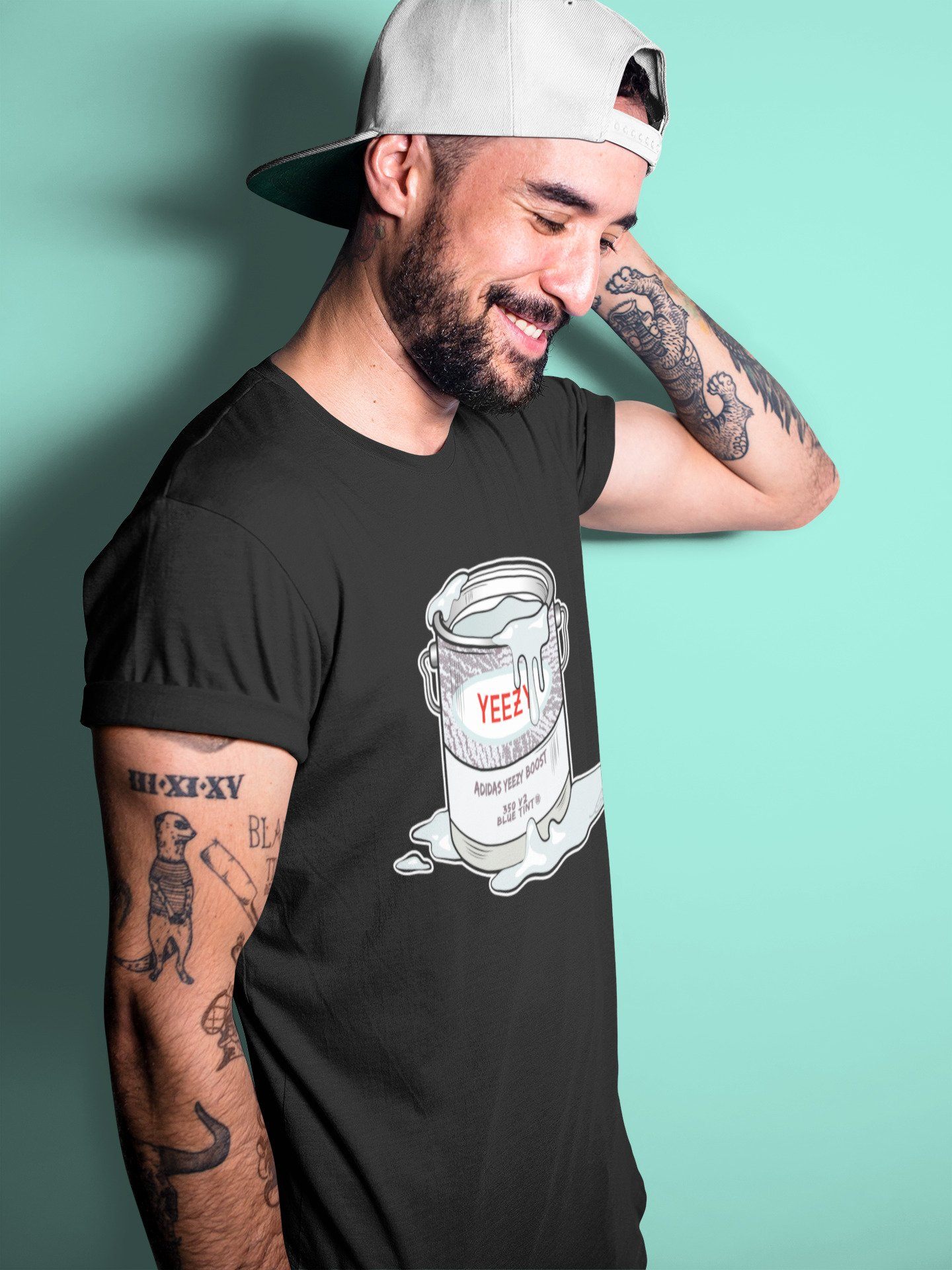 Yeezy 350 Blue Tint Sneaker Match Tees Bucket Sneaker Tees Yeezy 350 Blue Tint Sneaker Release Tees Unisex Shirts