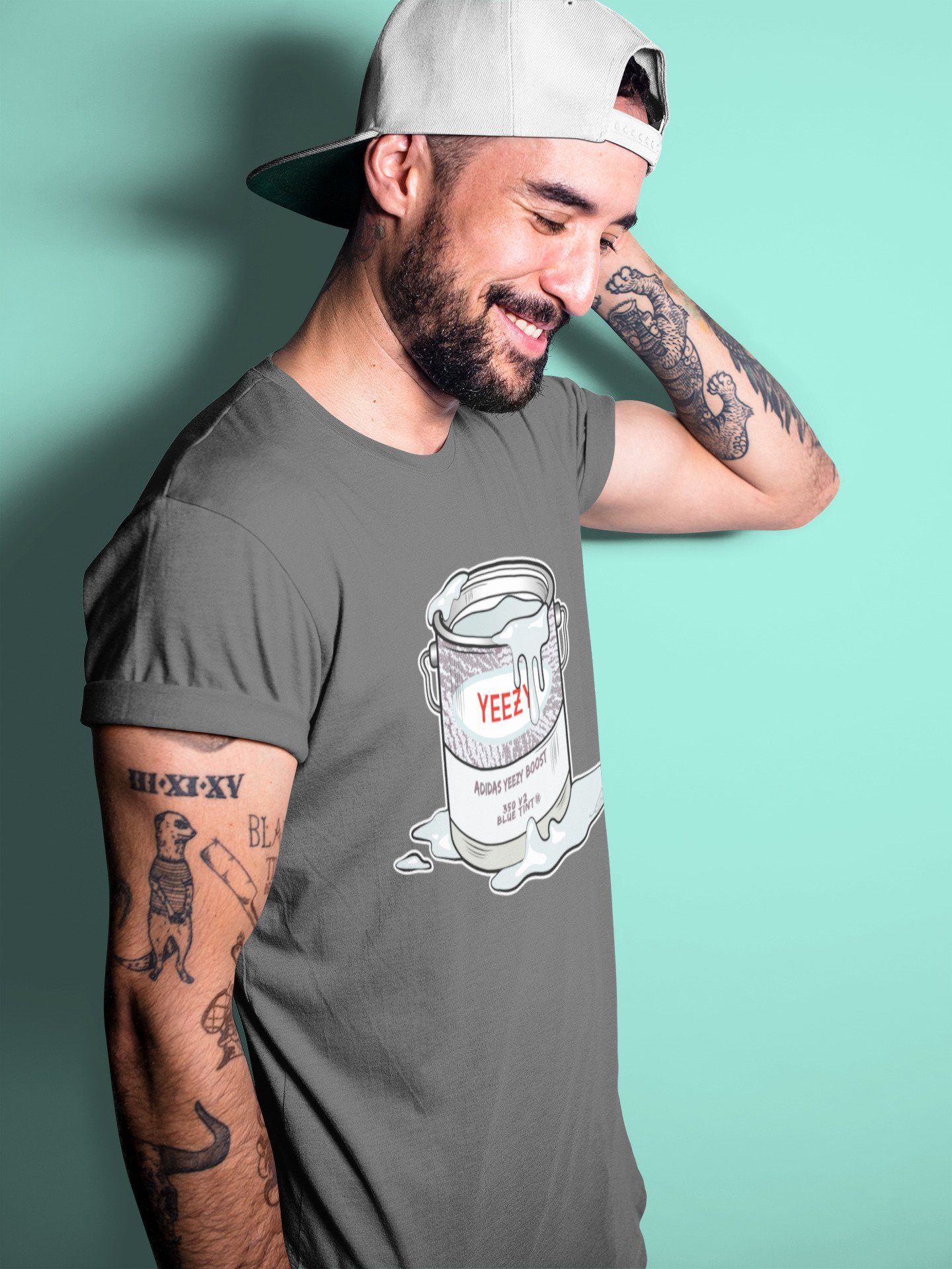 Yeezy 350 Blue Tint Sneaker Match Tees Bucket Sneaker Tees Yeezy 350 Blue Tint Sneaker Release Tees Unisex Shirts