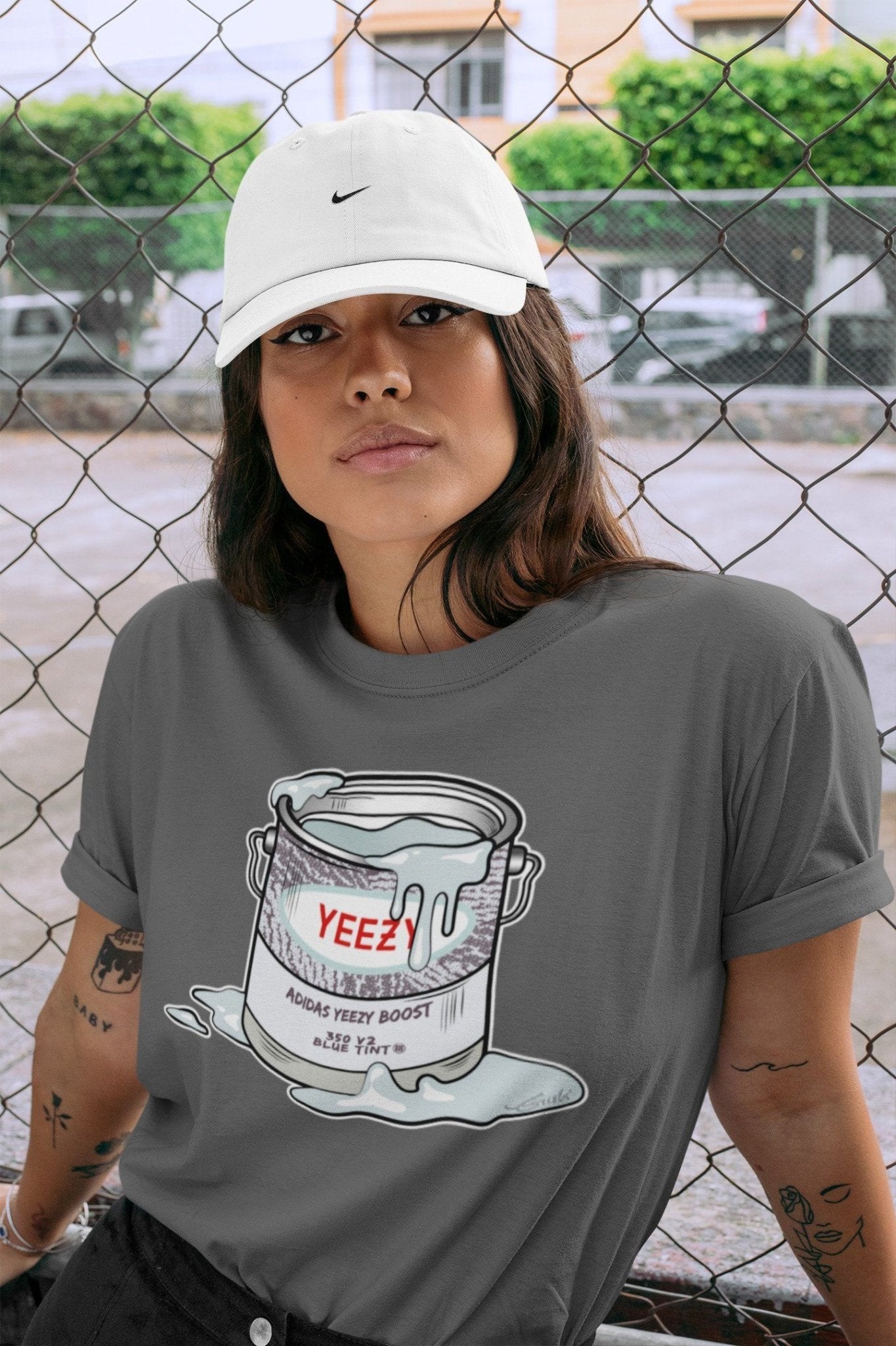 Yeezy 350 Blue Tint Sneaker Match Tees Bucket Sneaker Tees Yeezy 350 Blue Tint Sneaker Release Tees Unisex Shirts