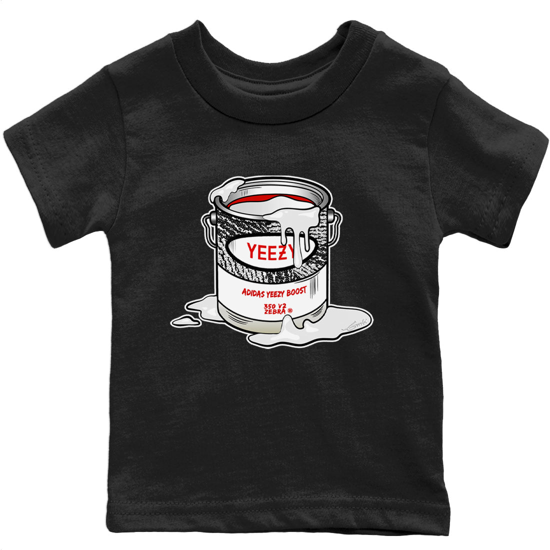 Yeezy 350 Zebra Sneaker Match Tees Bucket Sneaker Tees Yeezy 350 Zebra Sneaker Release Tees Kids Shirts