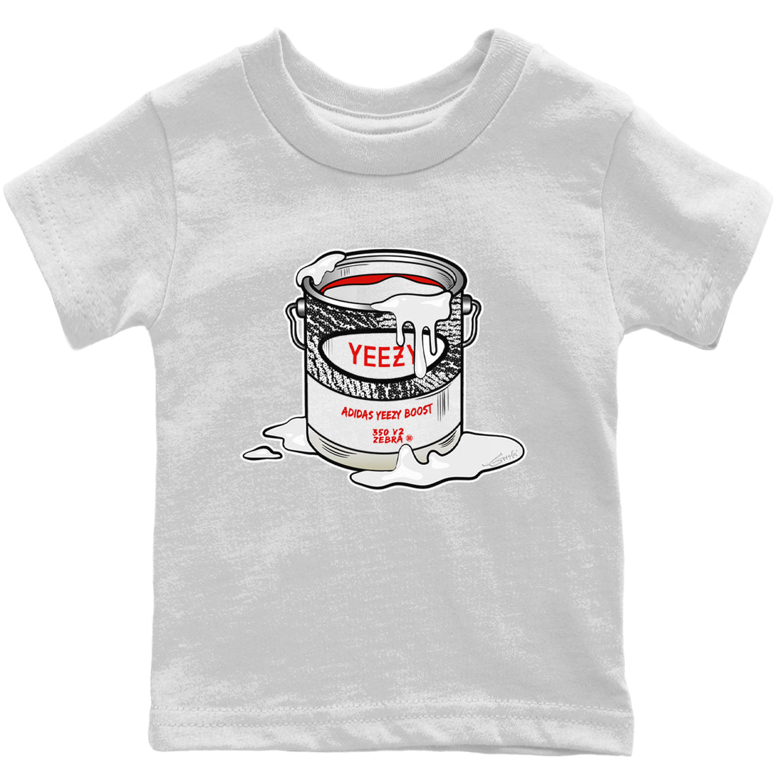 Yeezy 350 Zebra Sneaker Match Tees Bucket Sneaker Tees Yeezy 350 Zebra Sneaker Release Tees Kids Shirts