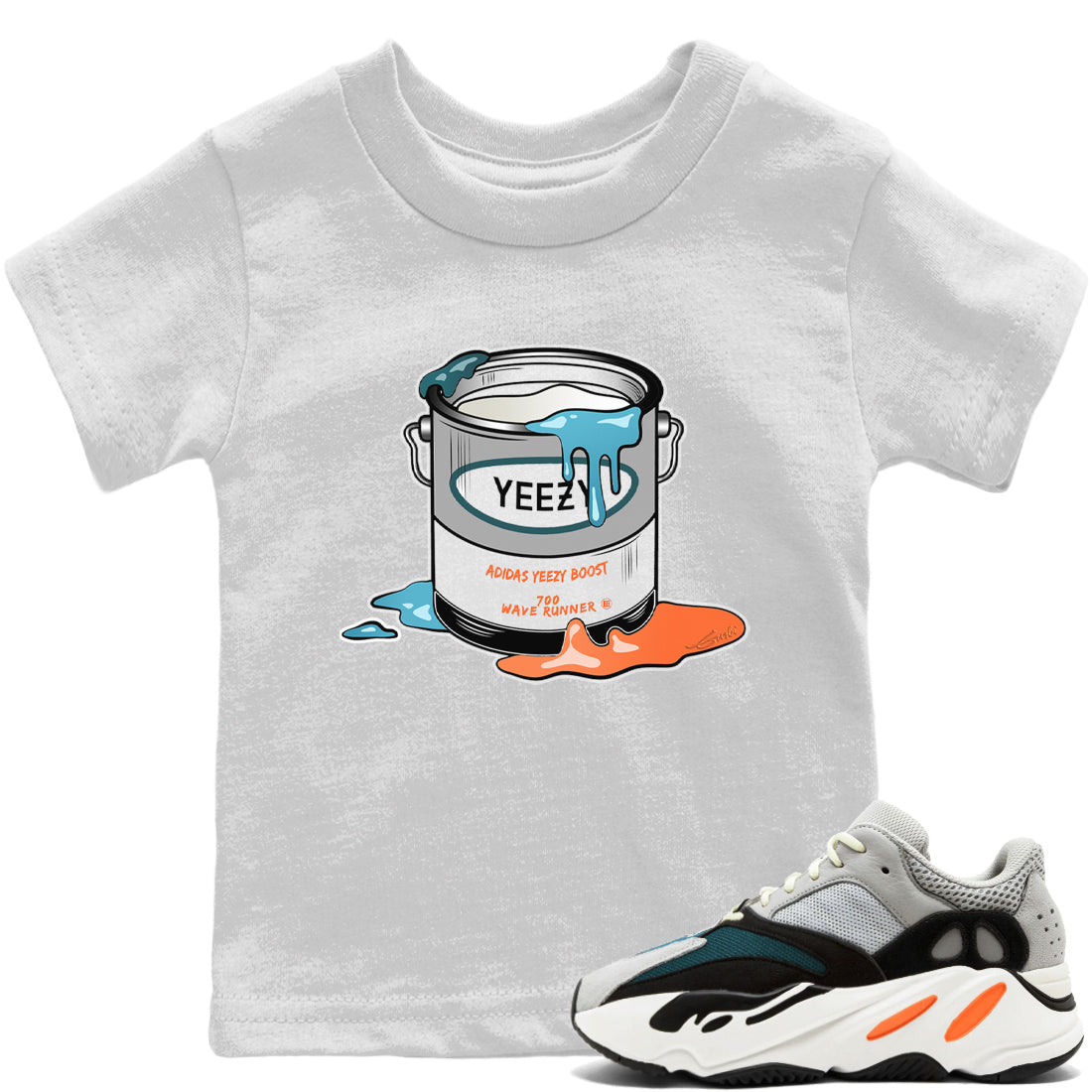 Yeezy 700 Wave Runner Sneaker Match Tees Bucket Sneaker Tees Yeezy 700 Wave Runner Sneaker Release Tees Kids Shirts