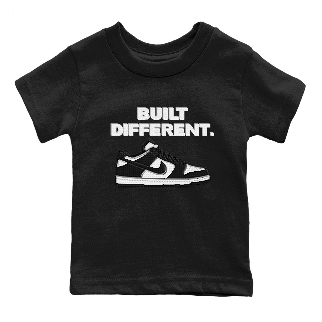 Dunk Low Panda Dunks Black White shirt to match jordans Built Different sneaker tees Dunk Panda SNRT Sneaker Tees Sneaker Matching Cotton Shirt baby toddler Black 2 cotton Shirt