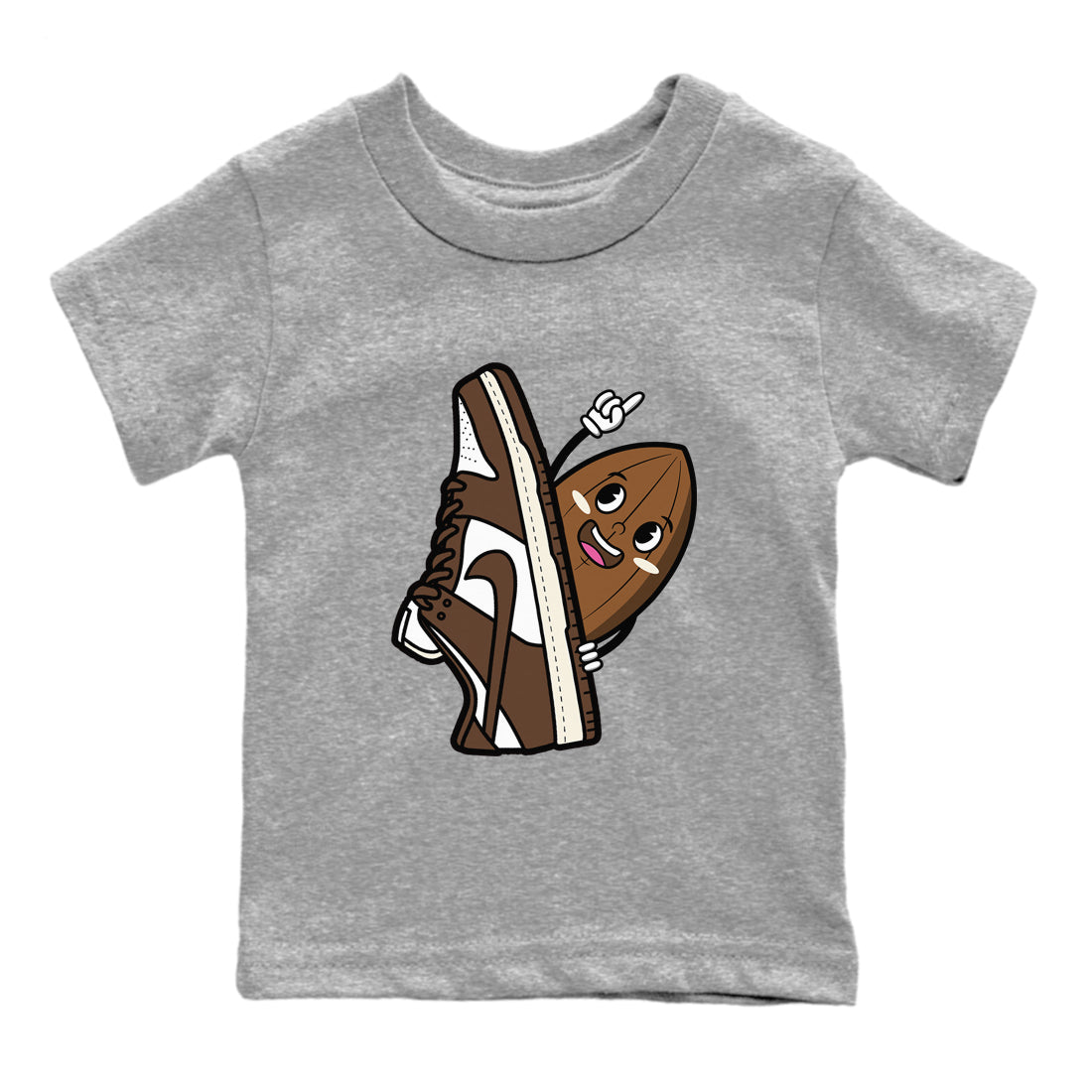 Dunk Low Cacao Wow shirt to match jordans Cacao Friend sneaker tees Special Valentine's Day Couple Shirt Dunk Cacao Wow SNRT Sneaker Tees Sneaker Matching Shirt Baby Toddler Heather Grey 2 T-Shirt