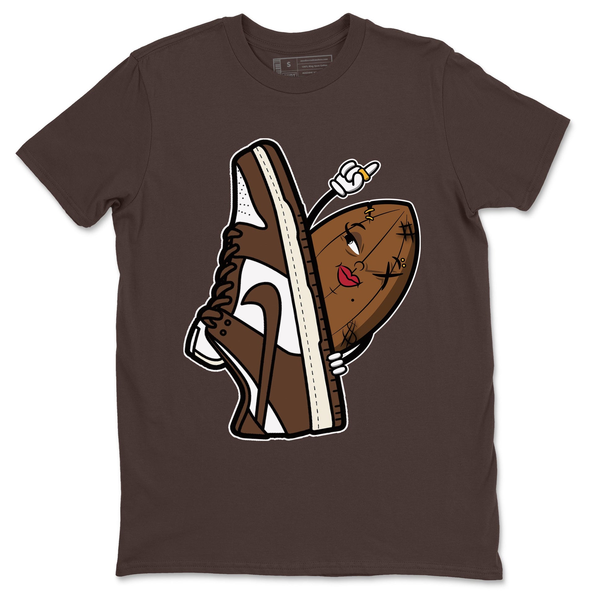 Dunk Low Cacao Wow shirt to match jordans Cacao Friend sneaker tees Special Valentine's Day Couple Shirt Dunk Cacao Wow SNRT Sneaker Tees Sneaker Matching Shirt Unisex Dark Chocolate 2 T-Shirt