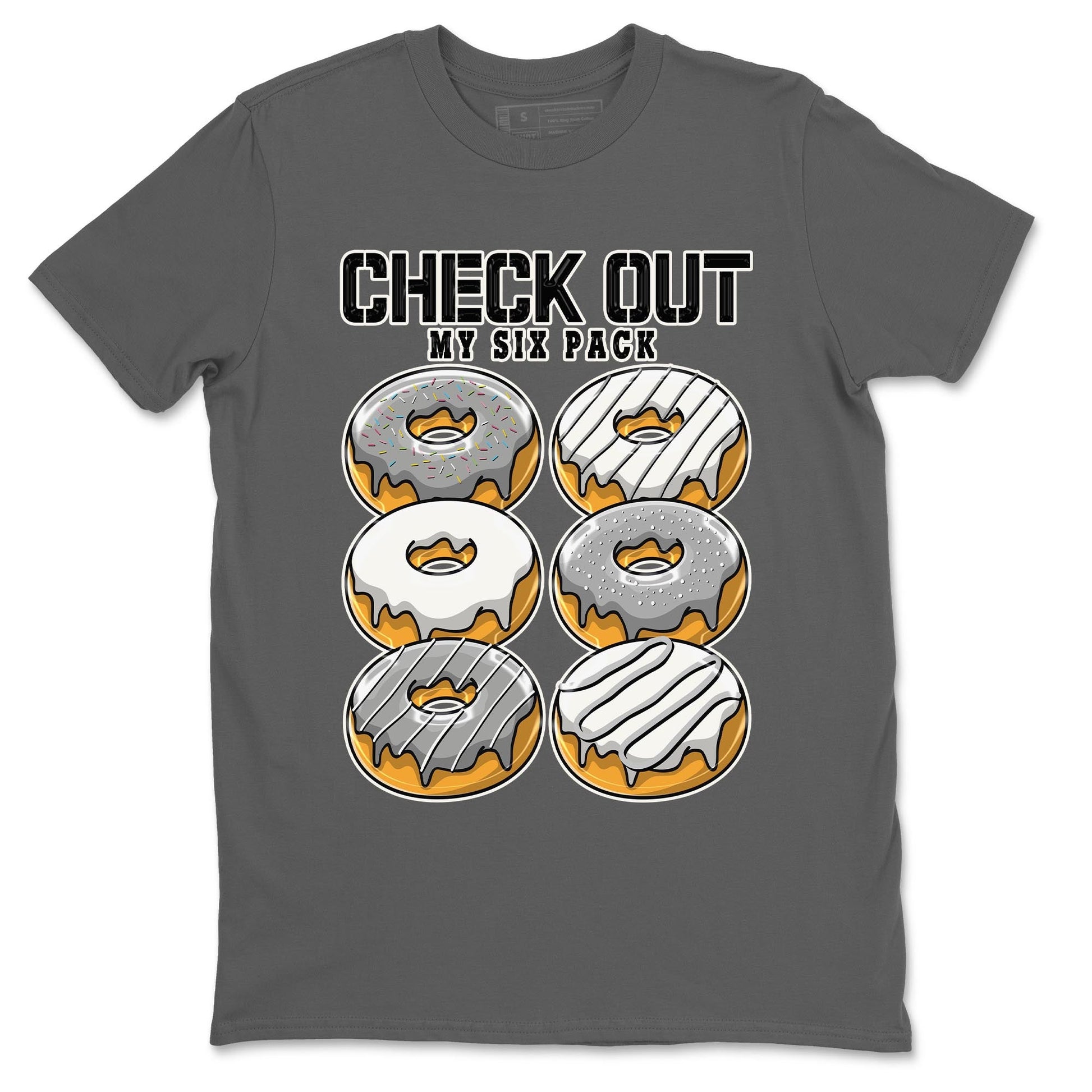 AJ4 Frozen Moments shirt to match jordans Check Out My Six Pack sneaker tees Crew Neck AJ4 Frozen Moments SNRT Sneaker Release Tees Unisex Casual Shirts Cool Grey 2 T-Shirt
