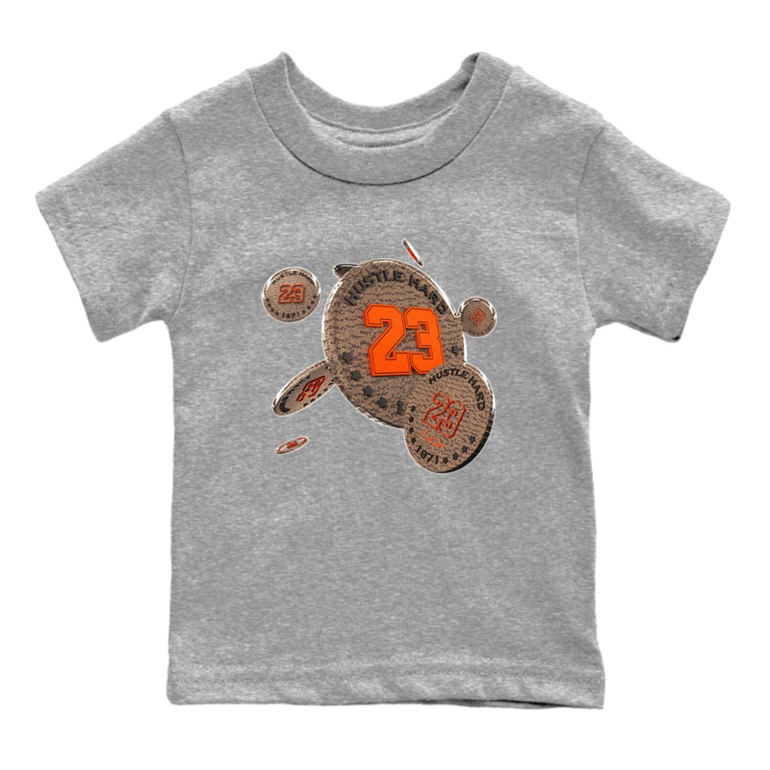 Yeezy 350 Carbon Beluga shirt to match jordans Coin Drop sneaker tees Adidas Yeezy Boost 350 Carbon Beluga SNRT Sneaker Release Tees Baby Toddler Heather Grey 2 T-Shirt
