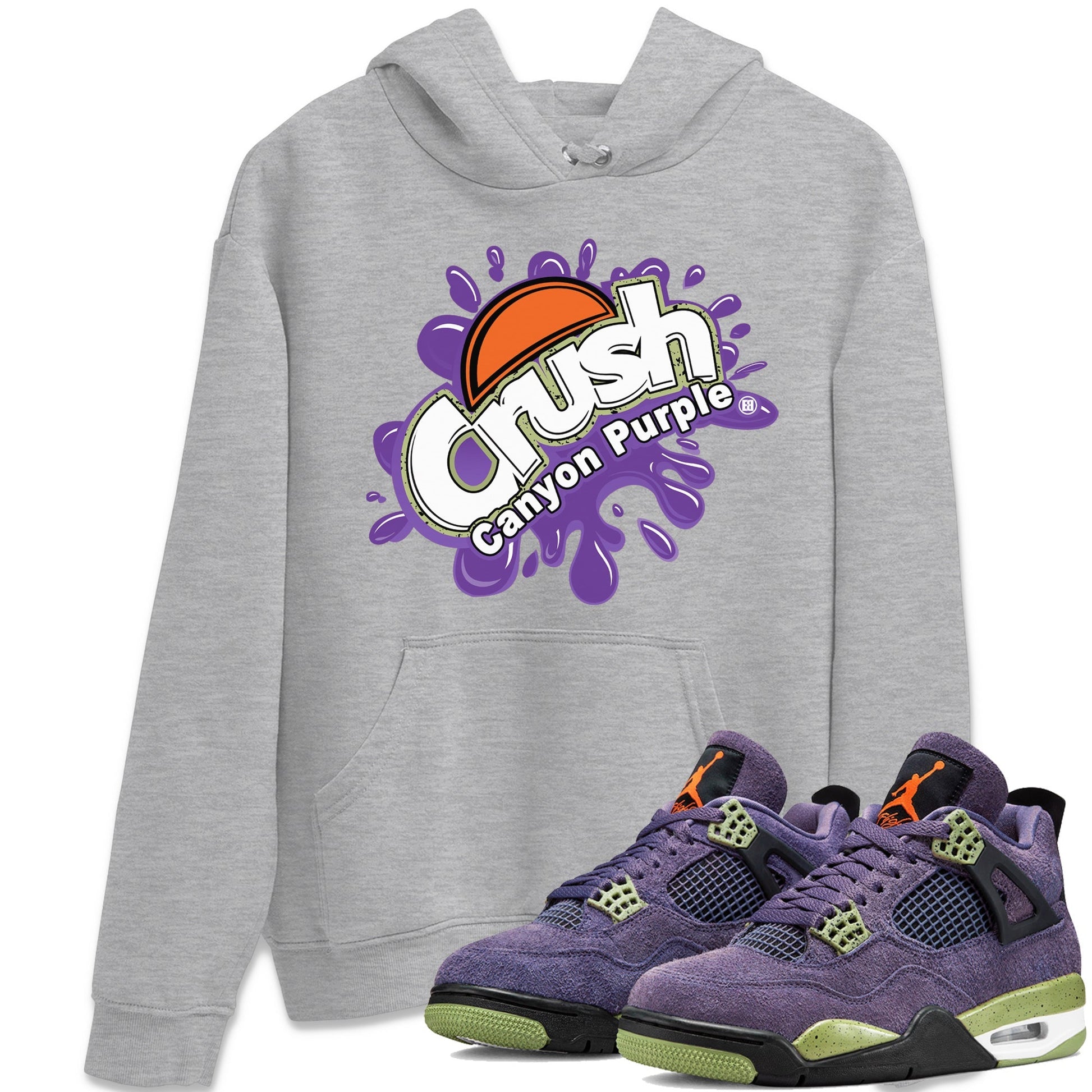 Jordan 4 Canyon Purple Sneaker Match Tees Crush Sneaker Tees Jordan 4 Canyon Purple Sneaker Release Tees Unisex Shirts
