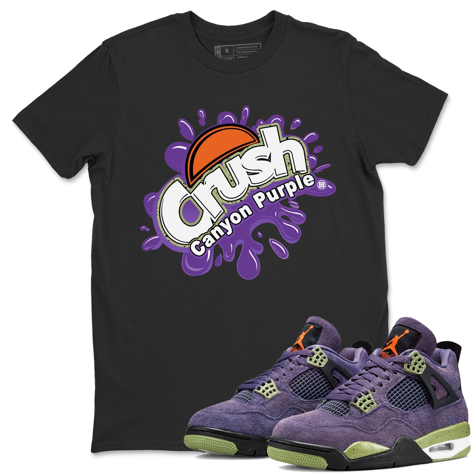 Jordan 4 Canyon Purple Sneaker Match Tees Crush Sneaker Tees Jordan 4 Canyon Purple Sneaker Release Tees Unisex Shirts