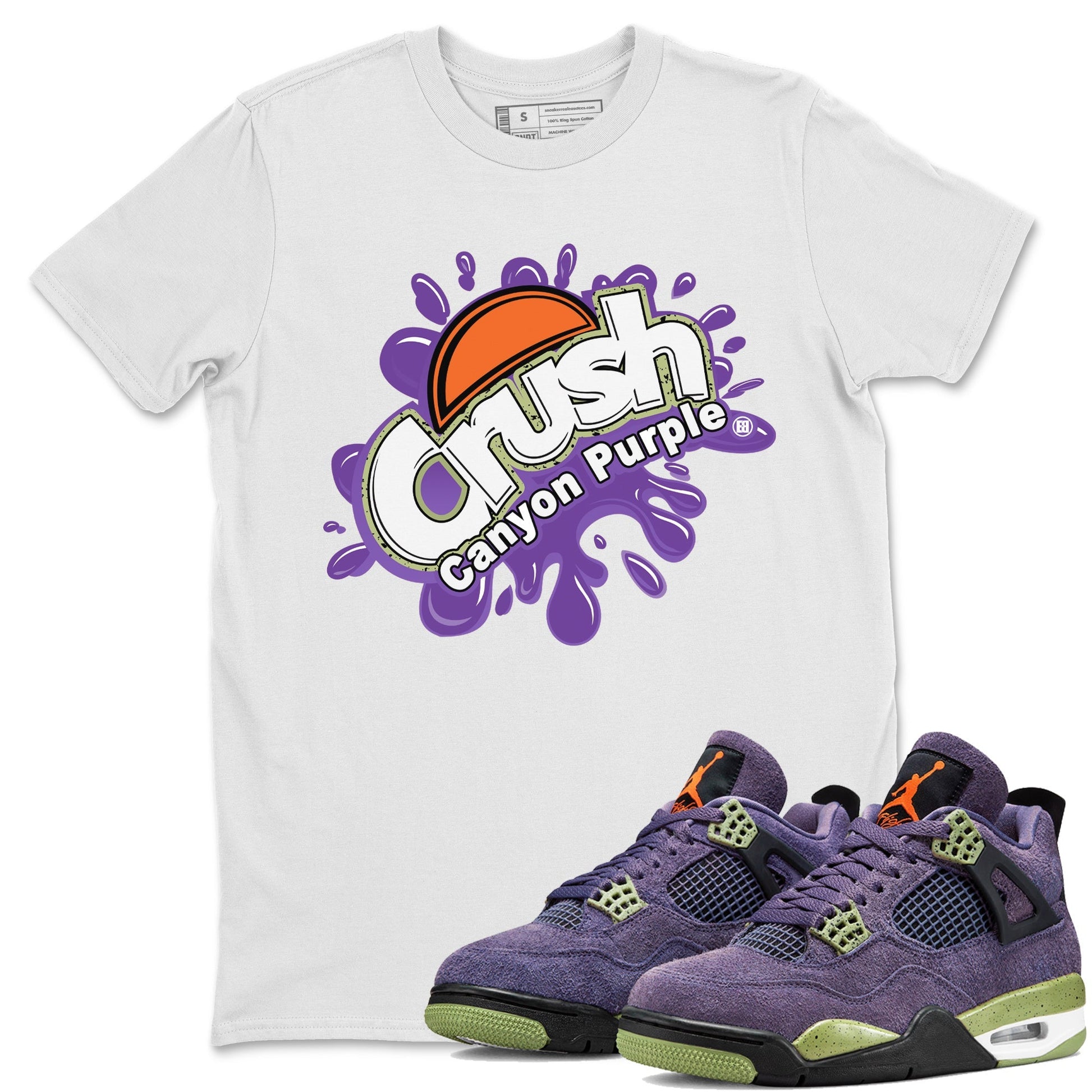 Jordan 4 Canyon Purple Sneaker Match Tees Crush Sneaker Tees Jordan 4 Canyon Purple Sneaker Release Tees Unisex Shirts