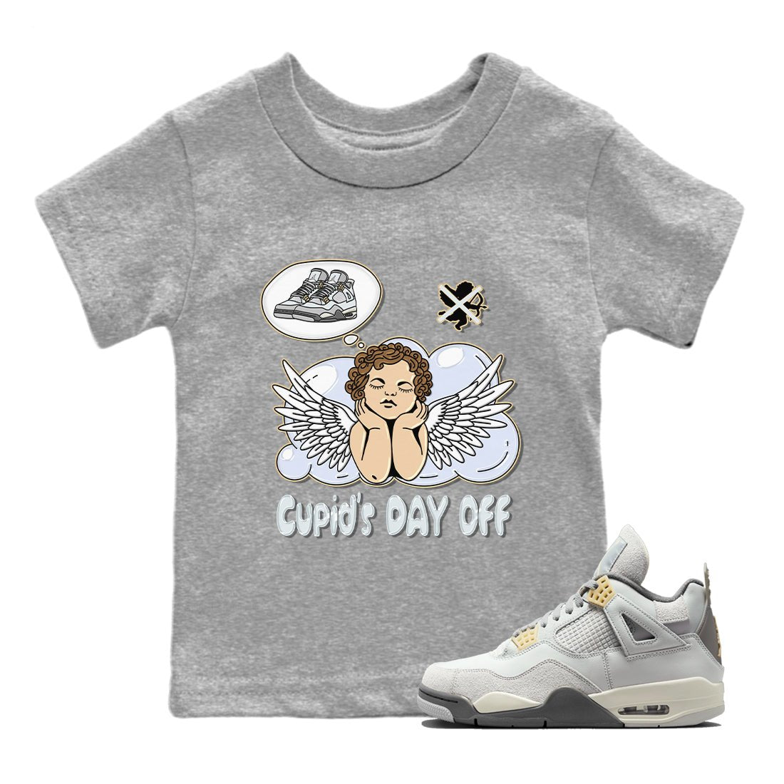 Jordan 4 Craft Sneaker Match Tees Cupids Day Off Sneaker Tees Jordan 4 Craft Sneaker Release Tees Kids Shirts