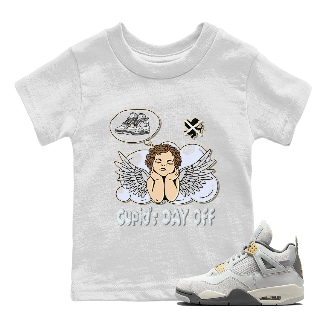 Jordan 4 Craft Sneaker Match Tees Cupids Day Off Sneaker Tees Jordan 4 Craft Sneaker Release Tees Kids Shirts