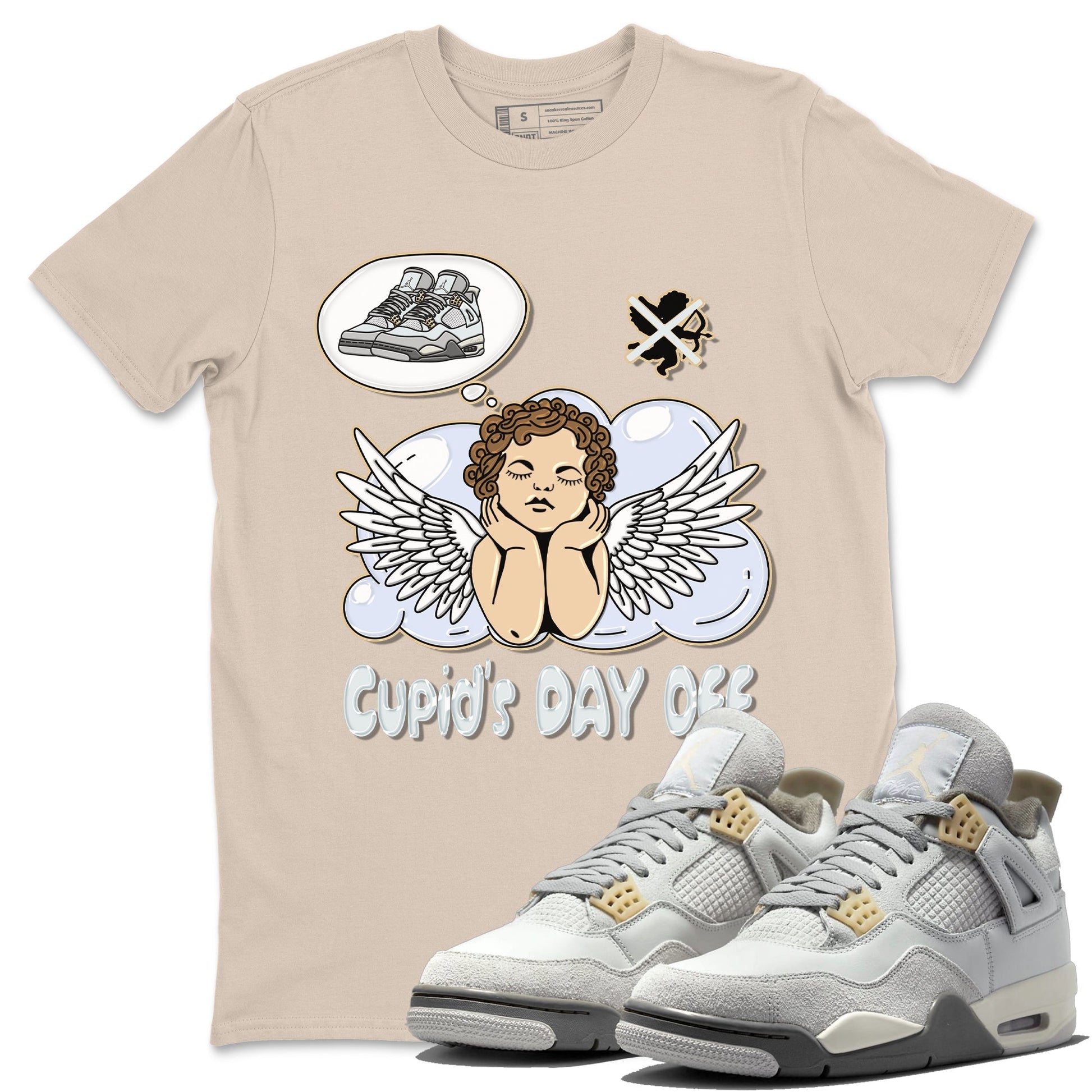 Jordan 4 Craft Sneaker Match Tees Cupids Day Off Sneaker Tees Jordan 4 Craft Sneaker Release Tees Unisex Shirts