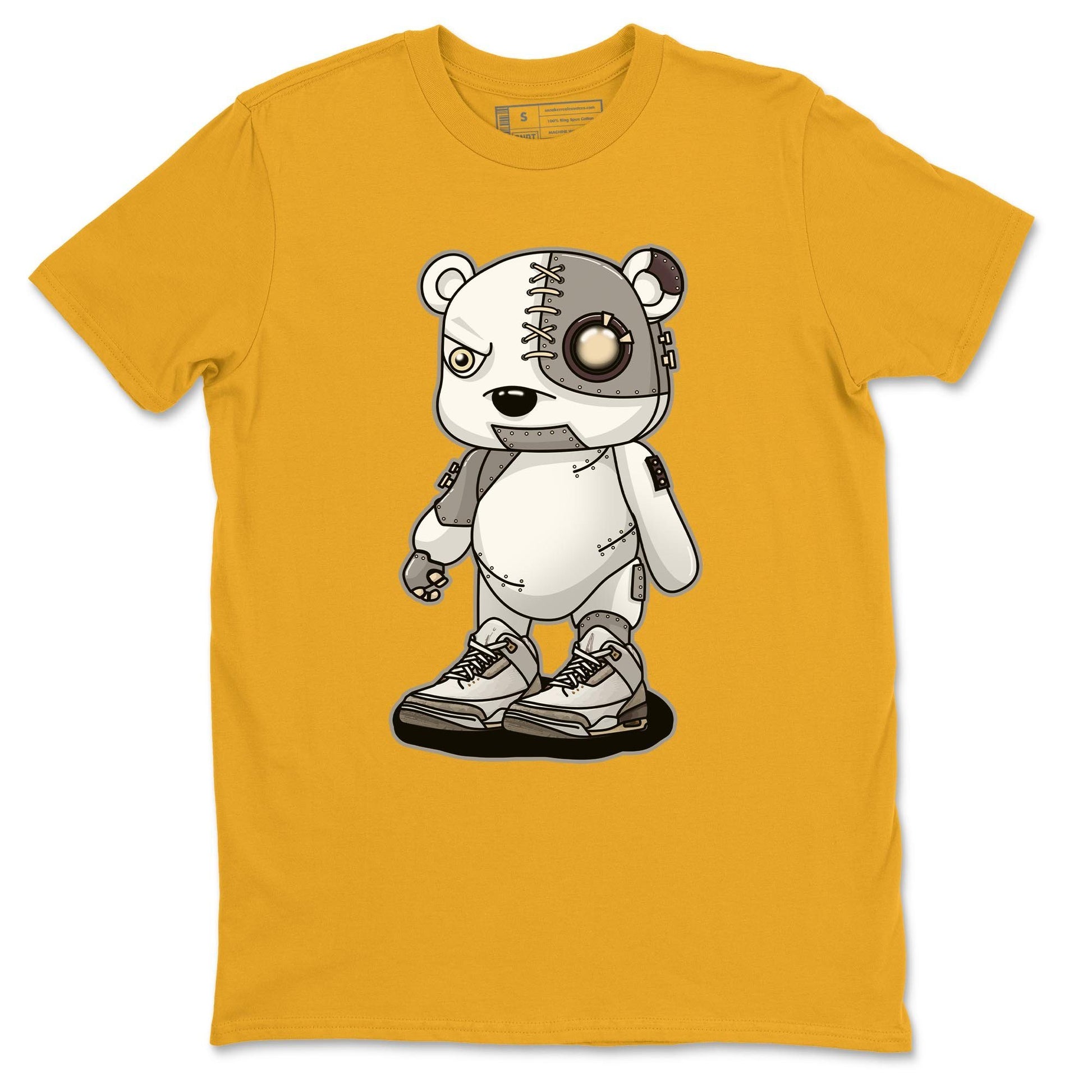 Jordan 3 A Ma Maniere Sneaker Match Tees Cyborg Bear Sneaker Tees Jordan 3 A Ma Maniere Sneaker Release Tees Unisex Shirts