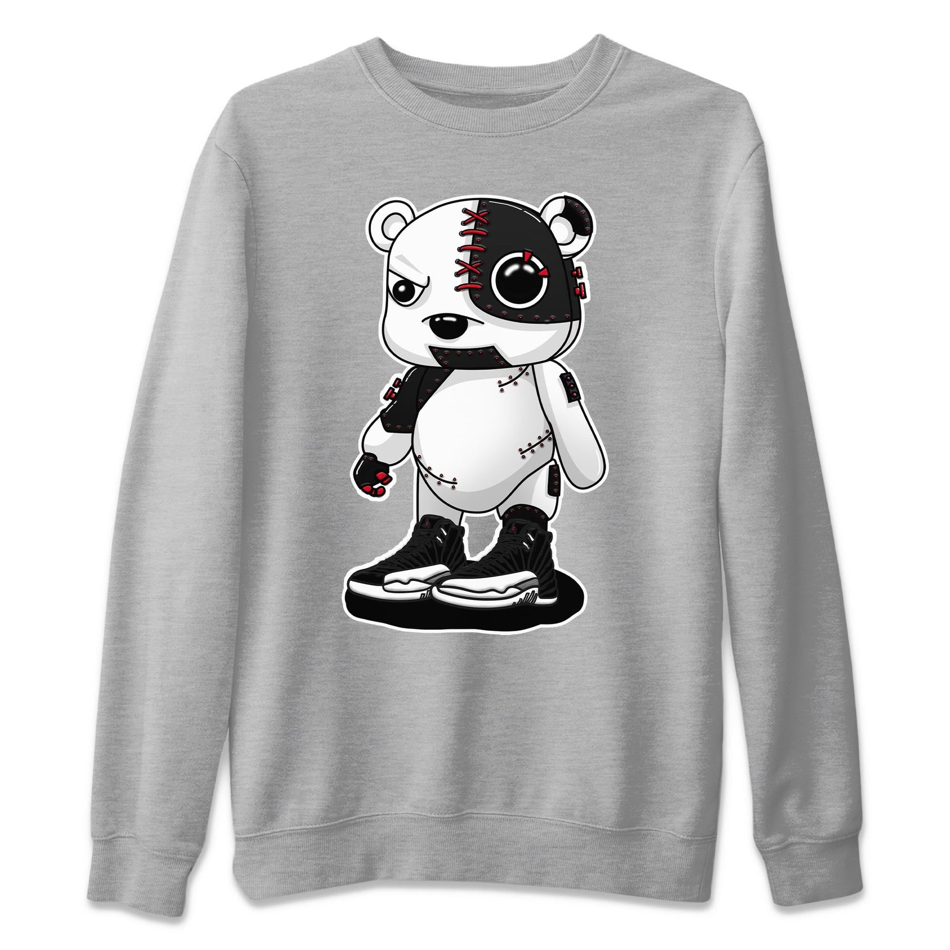 Jordan 12 Playoffs Sneaker Match Tees Cyborg Bear Sneaker Tees Jordan 12 Playoffs Sneaker Release Tees Unisex Shirts