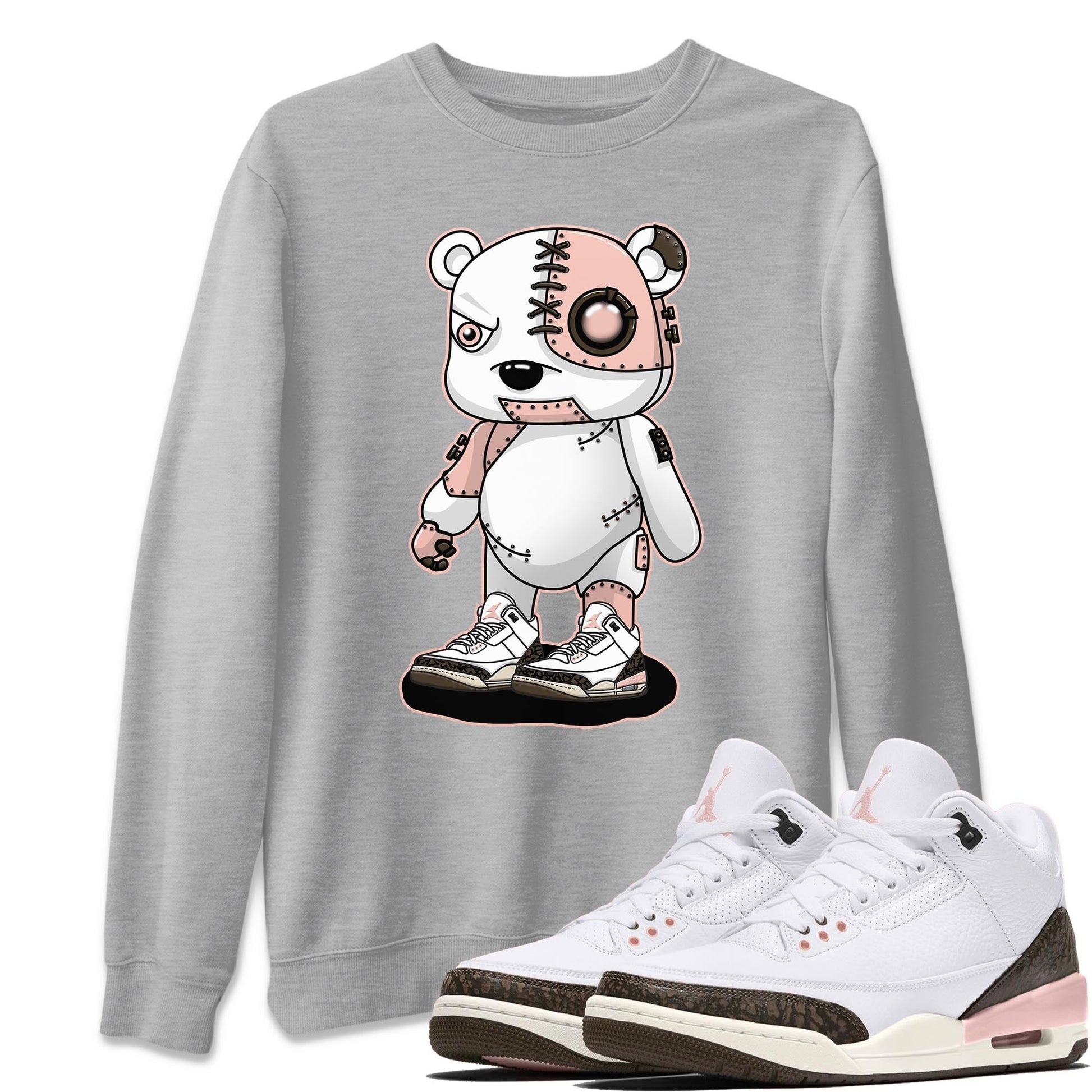 Jordan 3 Atmosphere Sneaker Match Tees Cyborg Bear Sneaker Tees Jordan 3 Atmosphere Sneaker Release Tees Unisex Shirts