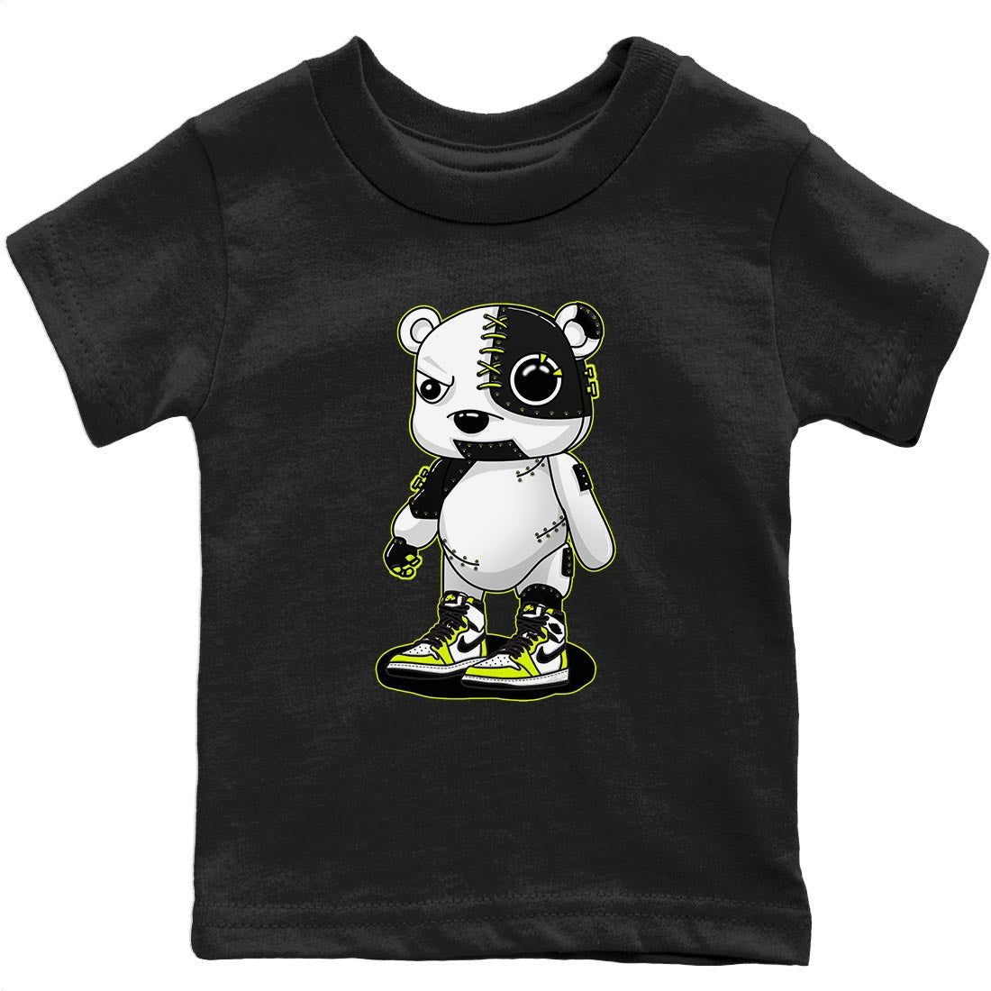Jordan 1 Visionaire Sneaker Match Tees Cyborg Bear Sneaker Tees Jordan 1 Visionaire Sneaker Release Tees Kids Shirts