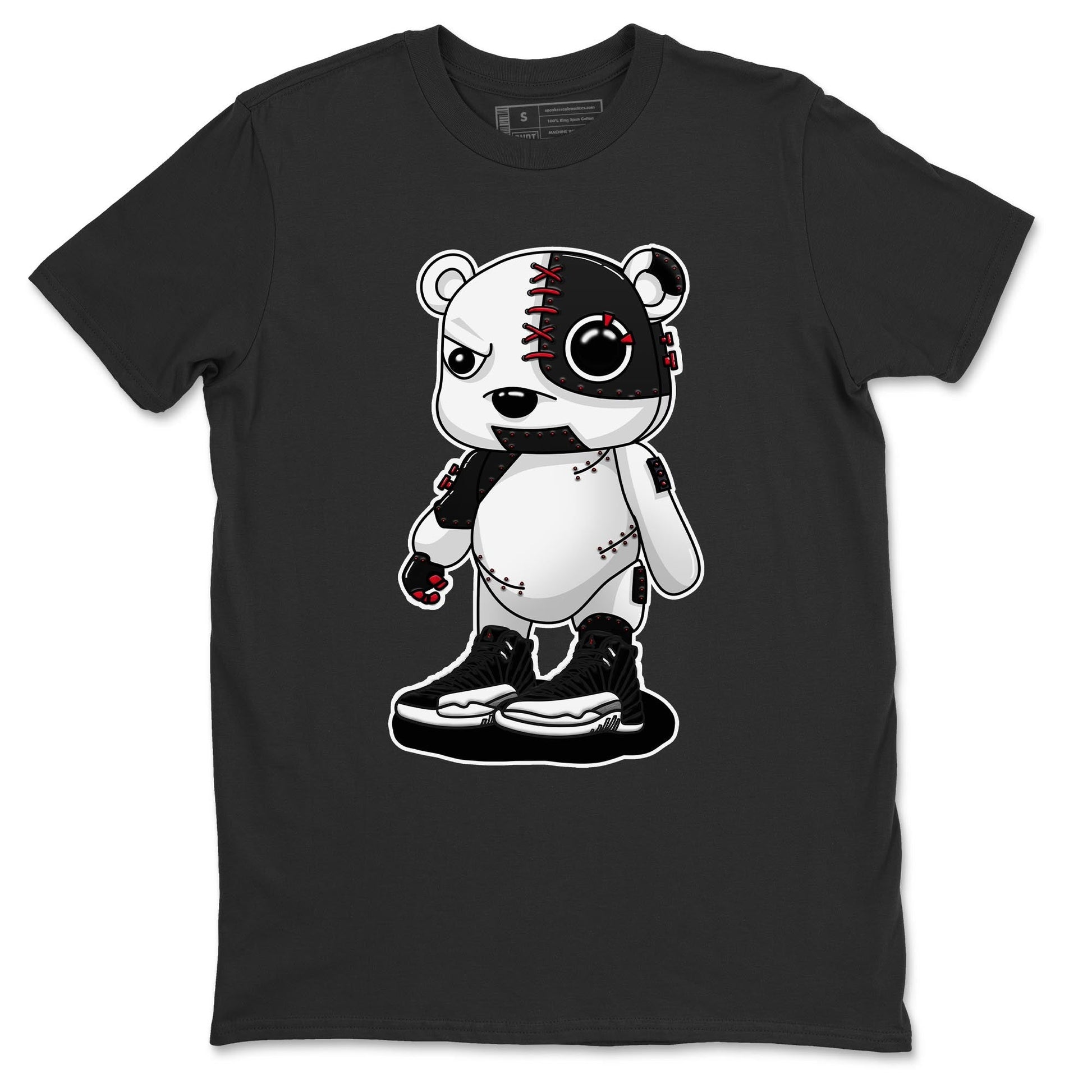 Jordan 12 Playoffs Sneaker Match Tees Cyborg Bear Sneaker Tees Jordan 12 Playoffs Sneaker Release Tees Unisex Shirts