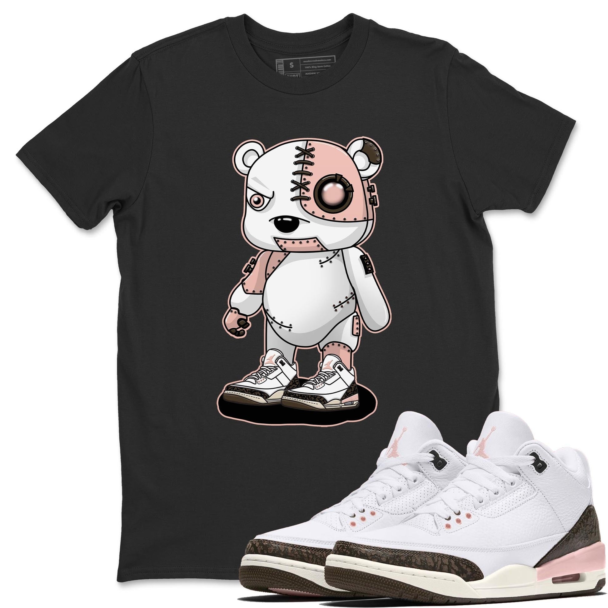 Jordan 3 Atmosphere Sneaker Match Tees Cyborg Bear Sneaker Tees Jordan 3 Atmosphere Sneaker Release Tees Unisex Shirts