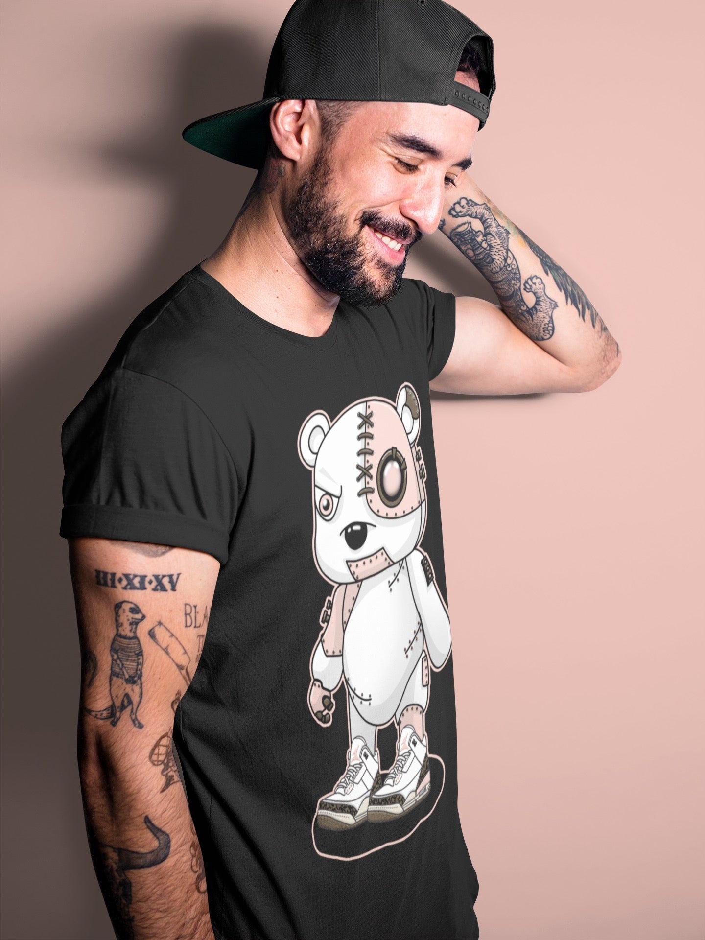 Jordan 3 Atmosphere Sneaker Match Tees Cyborg Bear Sneaker Tees Jordan 3 Atmosphere Sneaker Release Tees Unisex Shirts