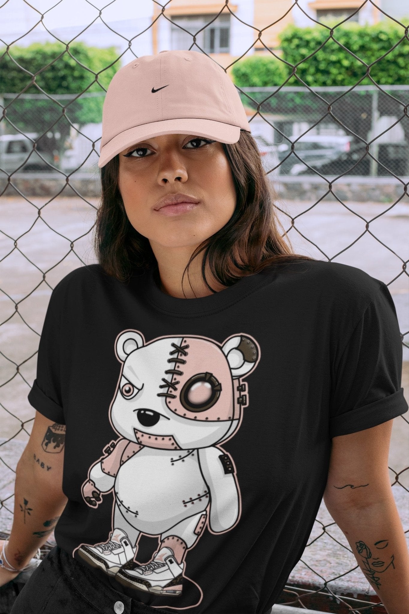 Jordan 3 Atmosphere Sneaker Match Tees Cyborg Bear Sneaker Tees Jordan 3 Atmosphere Sneaker Release Tees Unisex Shirts