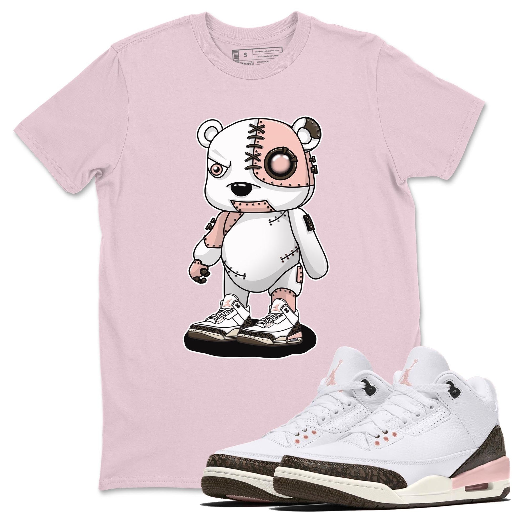 Jordan 3 Atmosphere Sneaker Match Tees Cyborg Bear Sneaker Tees Jordan 3 Atmosphere Sneaker Release Tees Unisex Shirts