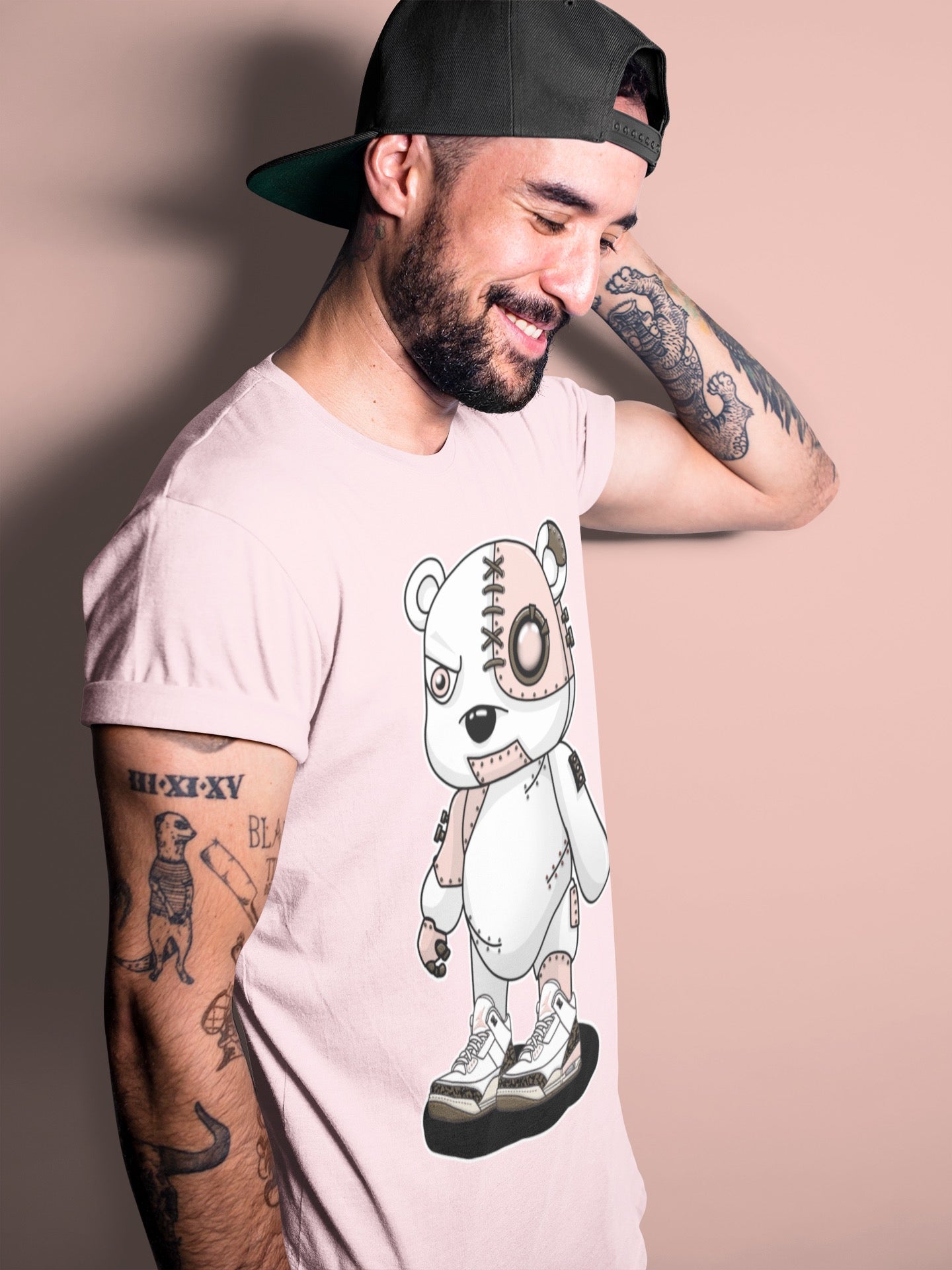 Jordan 3 Atmosphere Sneaker Match Tees Cyborg Bear Sneaker Tees Jordan 3 Atmosphere Sneaker Release Tees Unisex Shirts