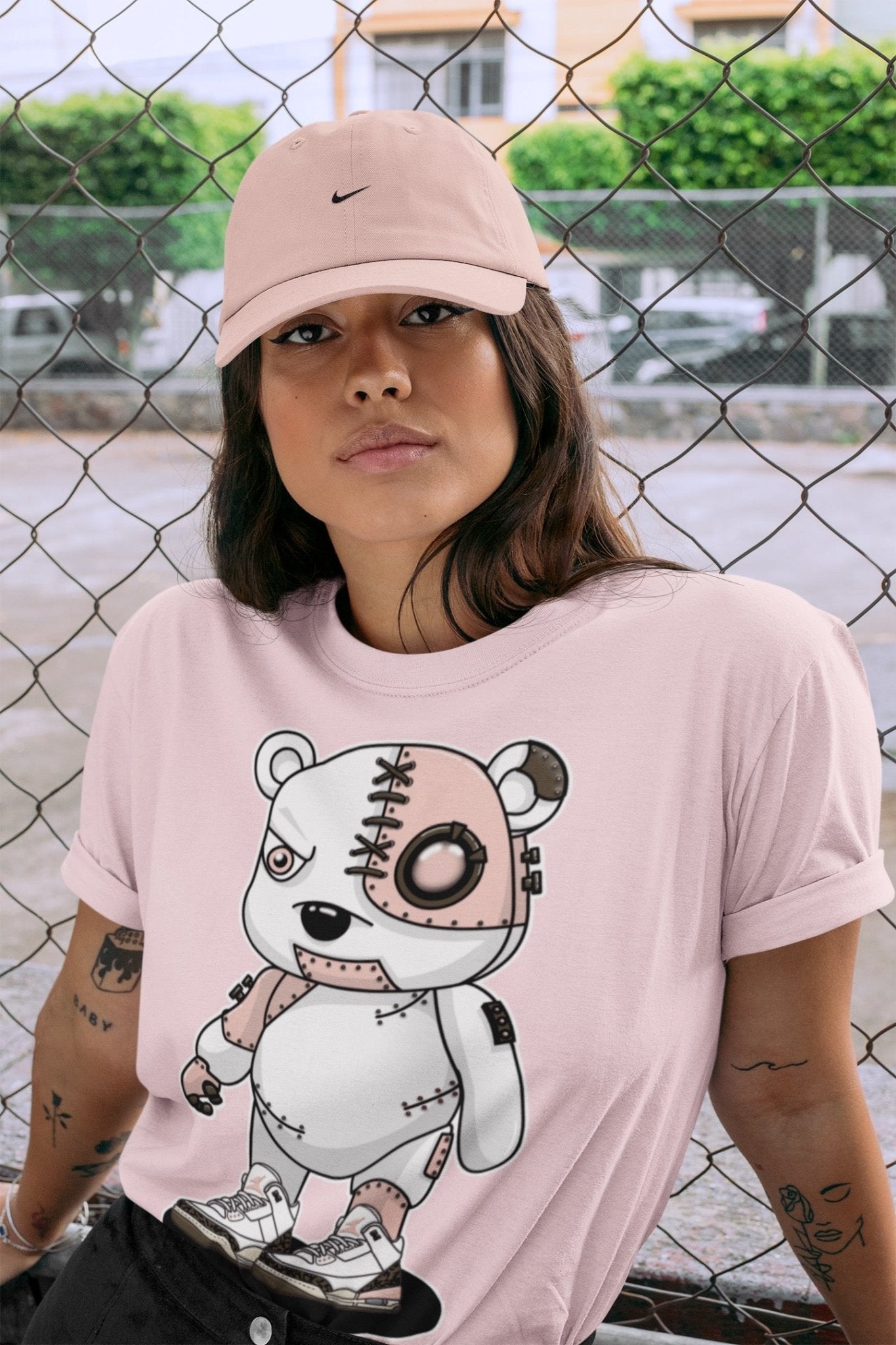 Jordan 3 Atmosphere Sneaker Match Tees Cyborg Bear Sneaker Tees Jordan 3 Atmosphere Sneaker Release Tees Unisex Shirts