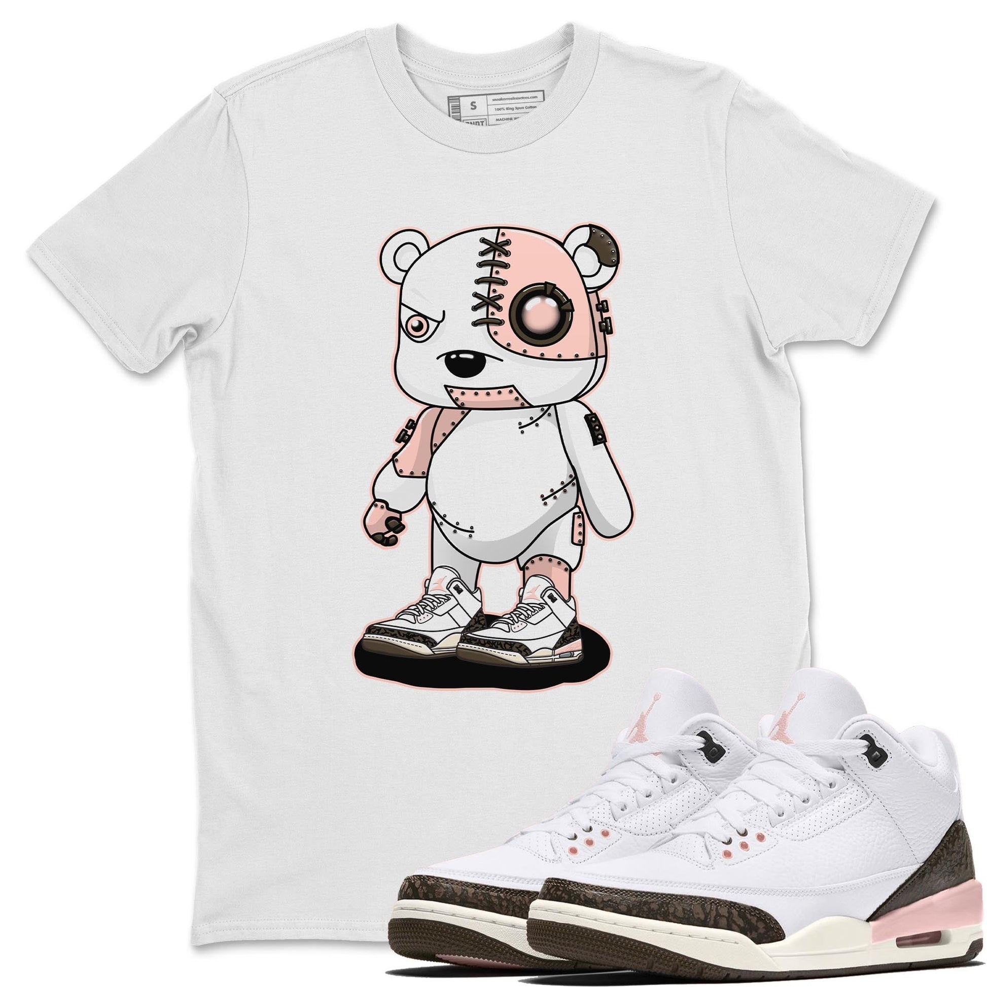 Jordan 3 Atmosphere Sneaker Match Tees Cyborg Bear Sneaker Tees Jordan 3 Atmosphere Sneaker Release Tees Unisex Shirts