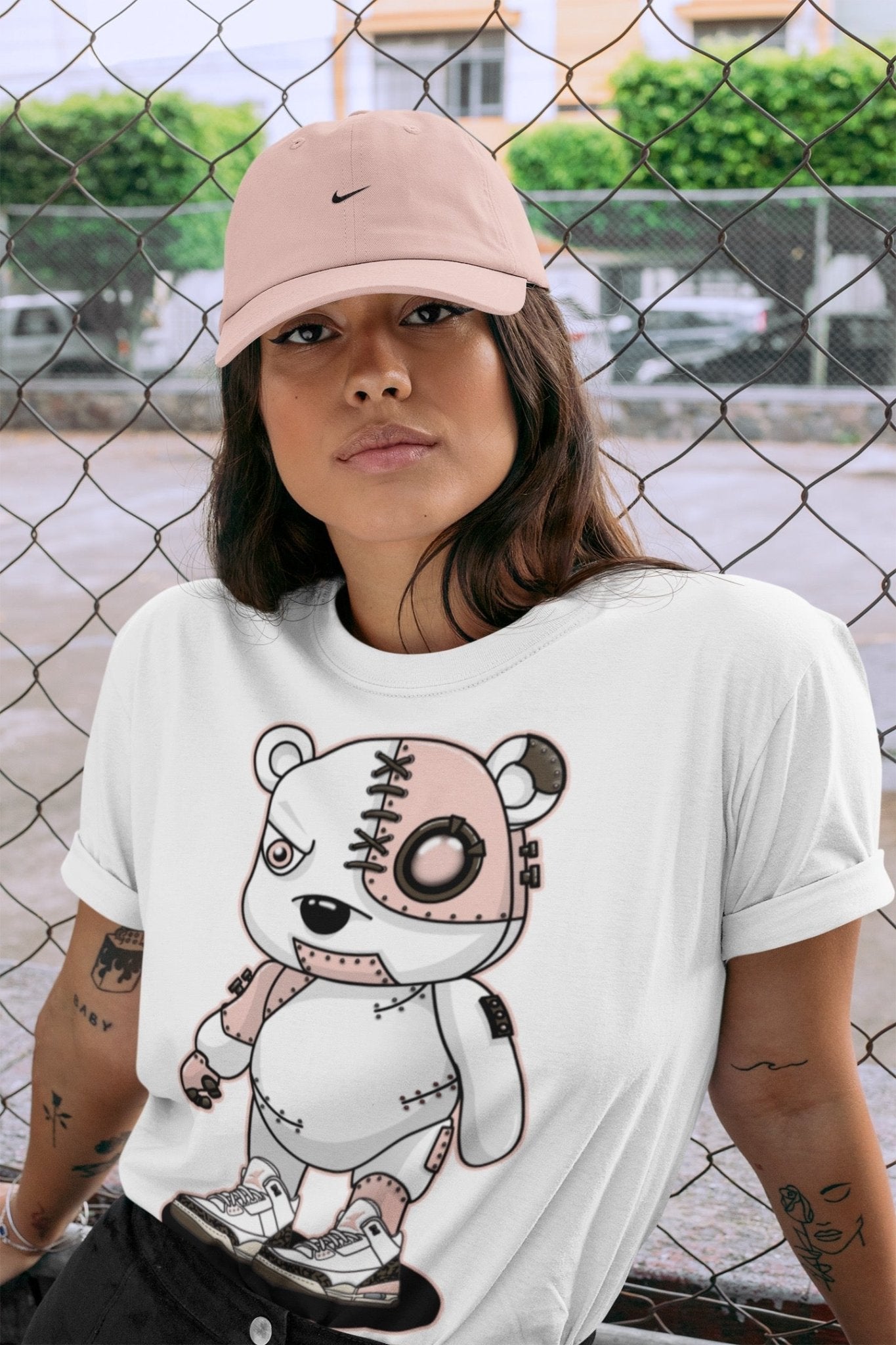 Jordan 3 Atmosphere Sneaker Match Tees Cyborg Bear Sneaker Tees Jordan 3 Atmosphere Sneaker Release Tees Unisex Shirts