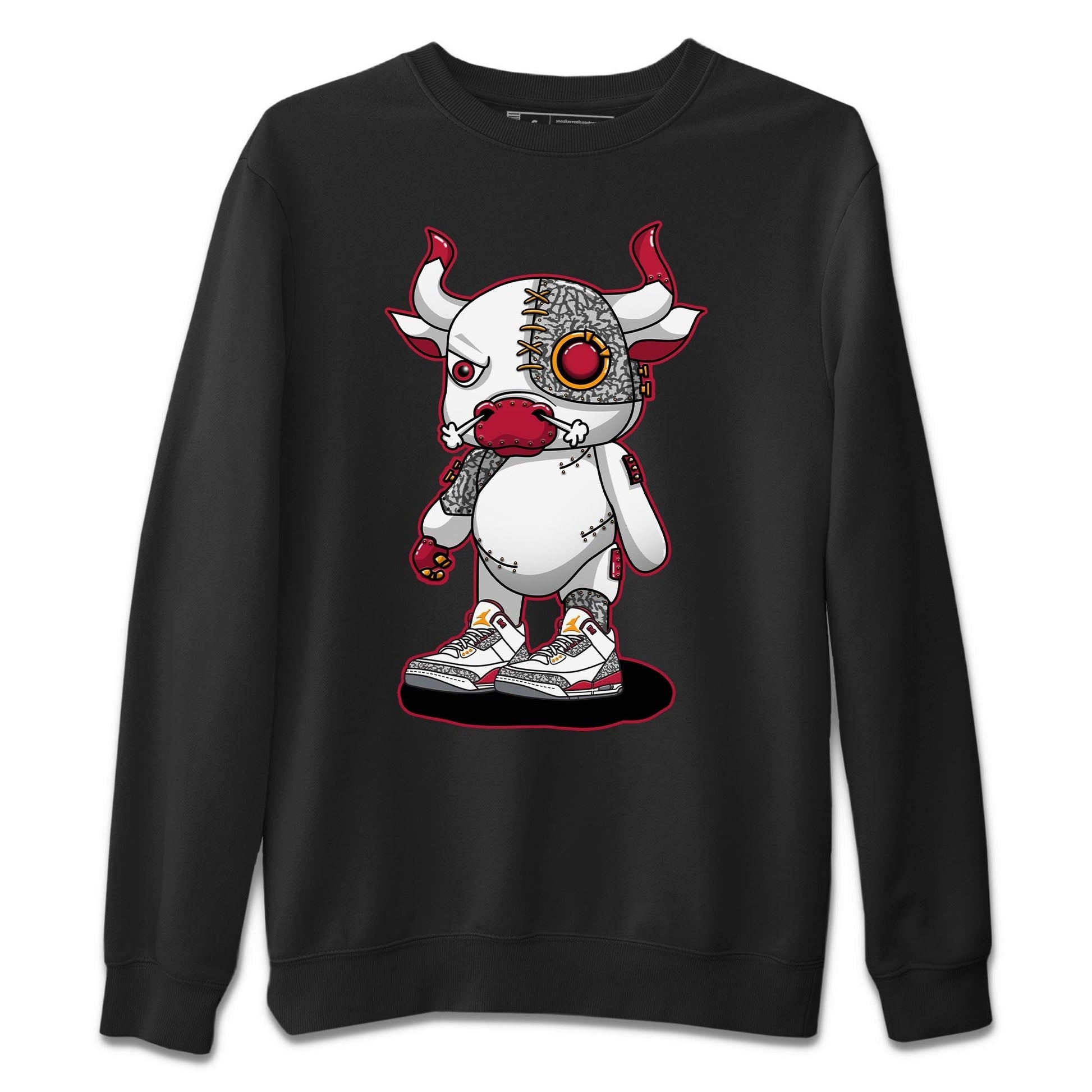 Jordan 3 Cardinal Sneaker Match Tees Cyborg Bull Sneaker Tees Jordan 3 Cardinal Sneaker Release Tees Unisex Shirts