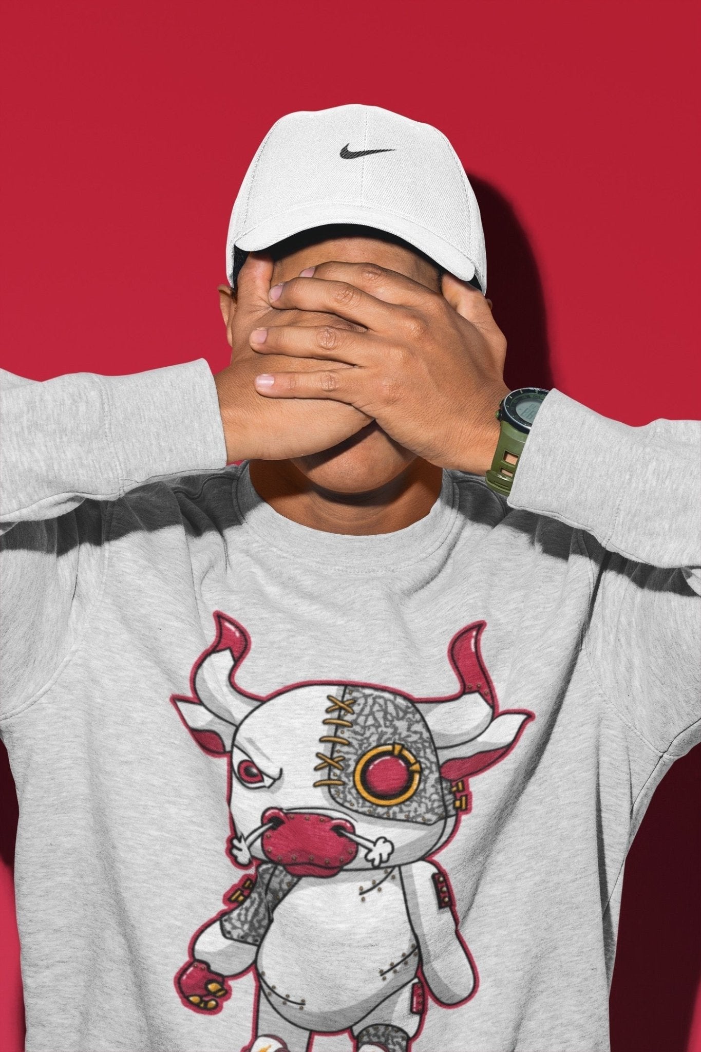 Jordan 3 Cardinal Sneaker Match Tees Cyborg Bull Sneaker Tees Jordan 3 Cardinal Sneaker Release Tees Unisex Shirts