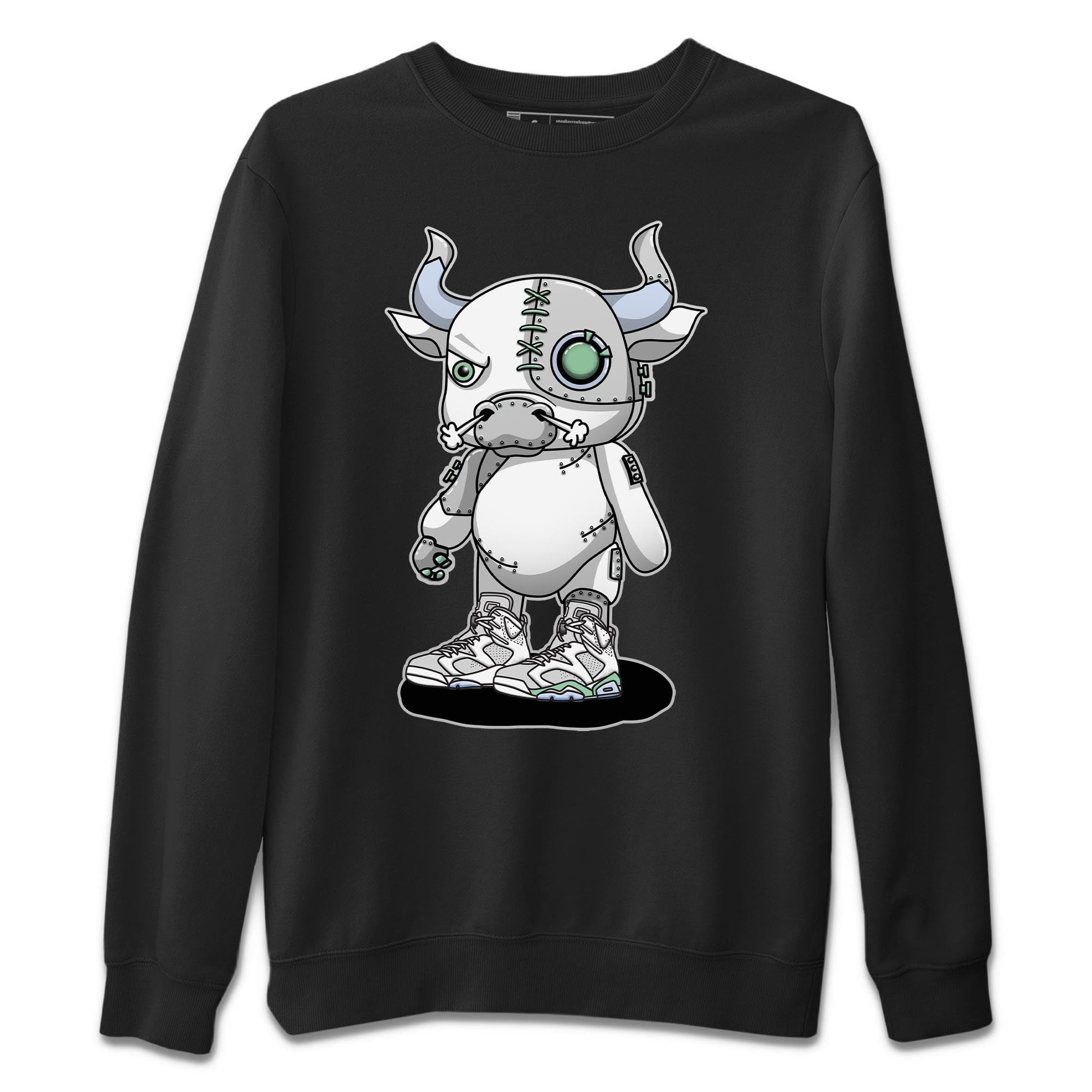 Jordan 6 Mint Foam Sneaker Match Tees Cyborg Bull Sneaker Tees Jordan 6 Mint Foam Sneaker Release Tees Unisex Shirts
