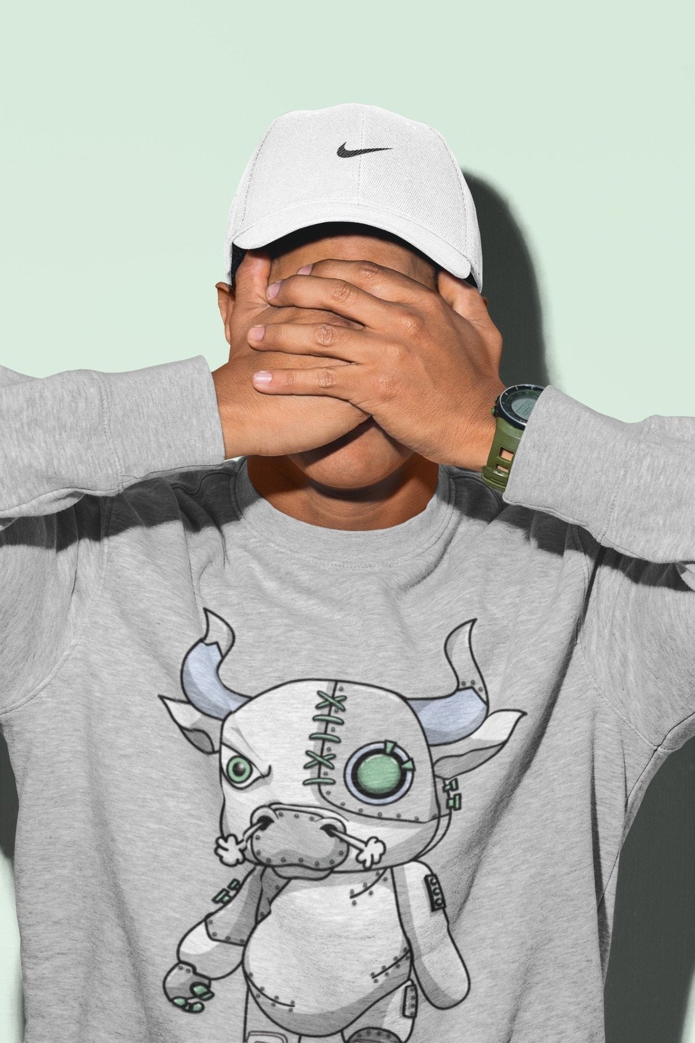 Jordan 6 Mint Foam Sneaker Match Tees Cyborg Bull Sneaker Tees Jordan 6 Mint Foam Sneaker Release Tees Unisex Shirts