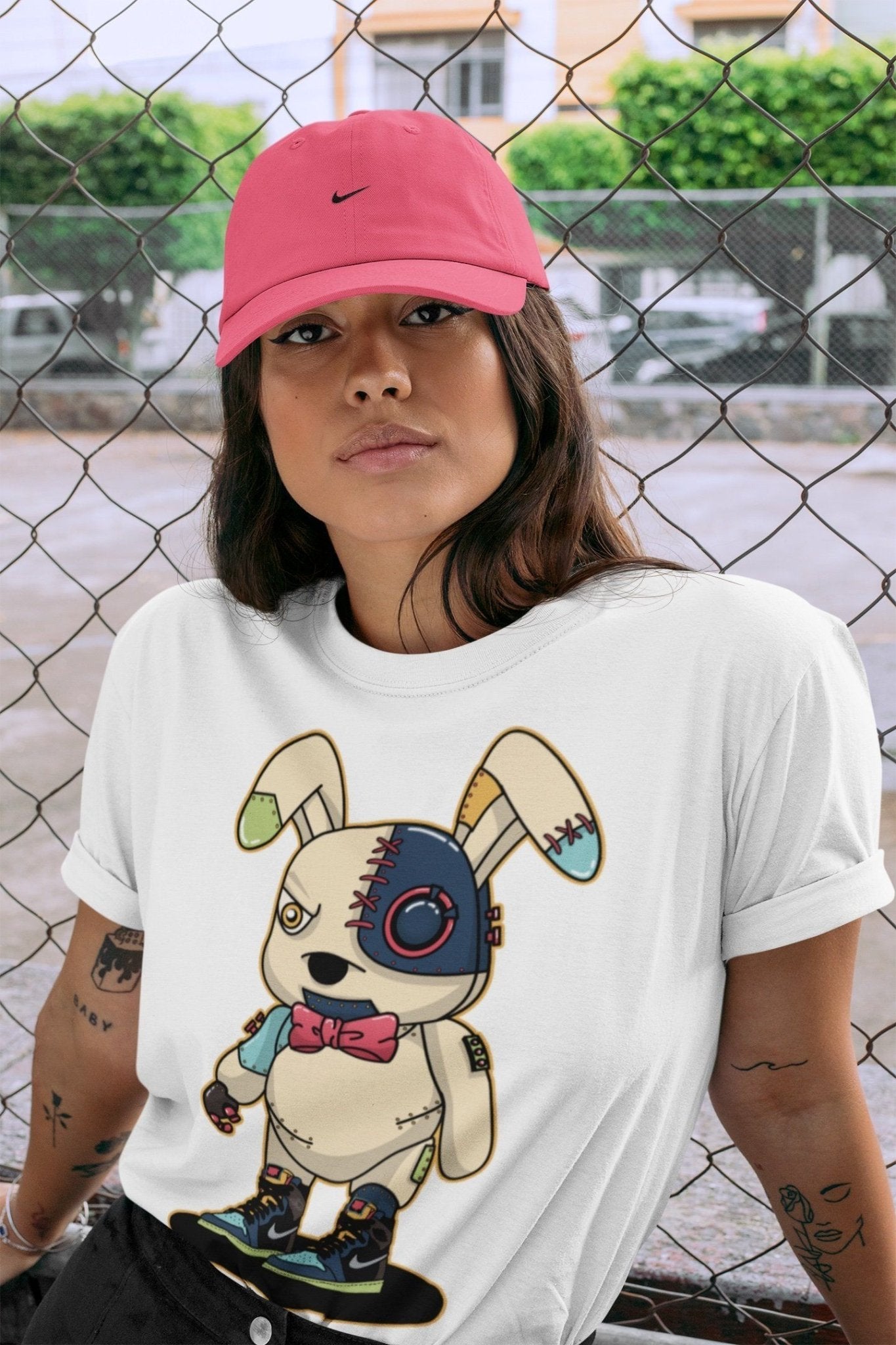 Jordan 1 Bio Hack Sneaker Match Tees Cyborg Bunny Sneaker Tees Jordan 1 Bio Hack Sneaker Release Tees Unisex Shirts