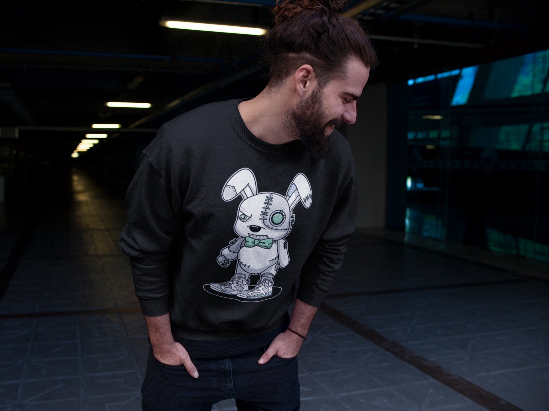 Jordan 6 Mint Foam Sneaker Match Tees Cyborg Bunny Sneaker Tees Jordan 6 Mint Foam Sneaker Release Tees Unisex Shirts