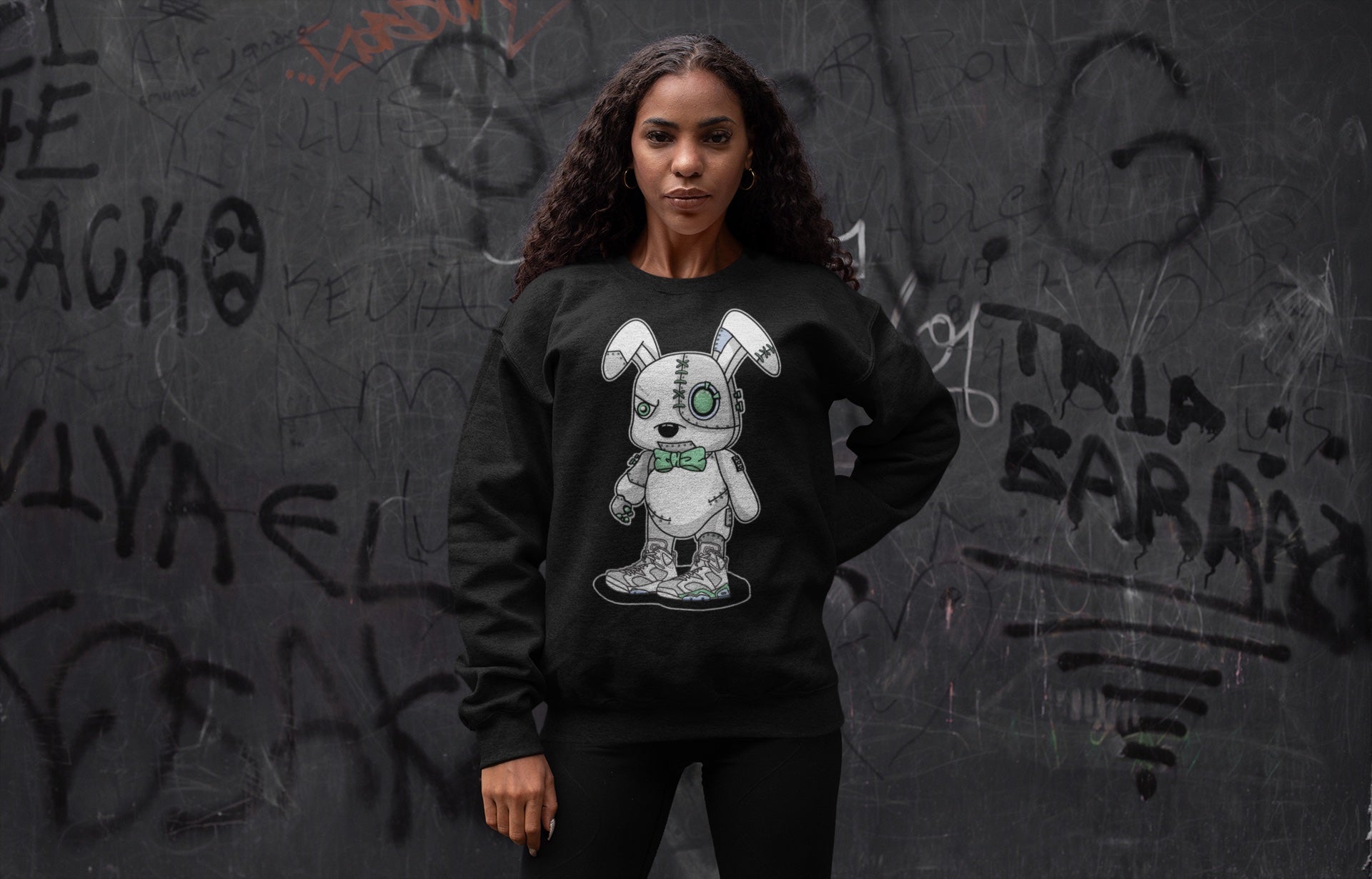 Jordan 6 Mint Foam Sneaker Match Tees Cyborg Bunny Sneaker Tees Jordan 6 Mint Foam Sneaker Release Tees Unisex Shirts