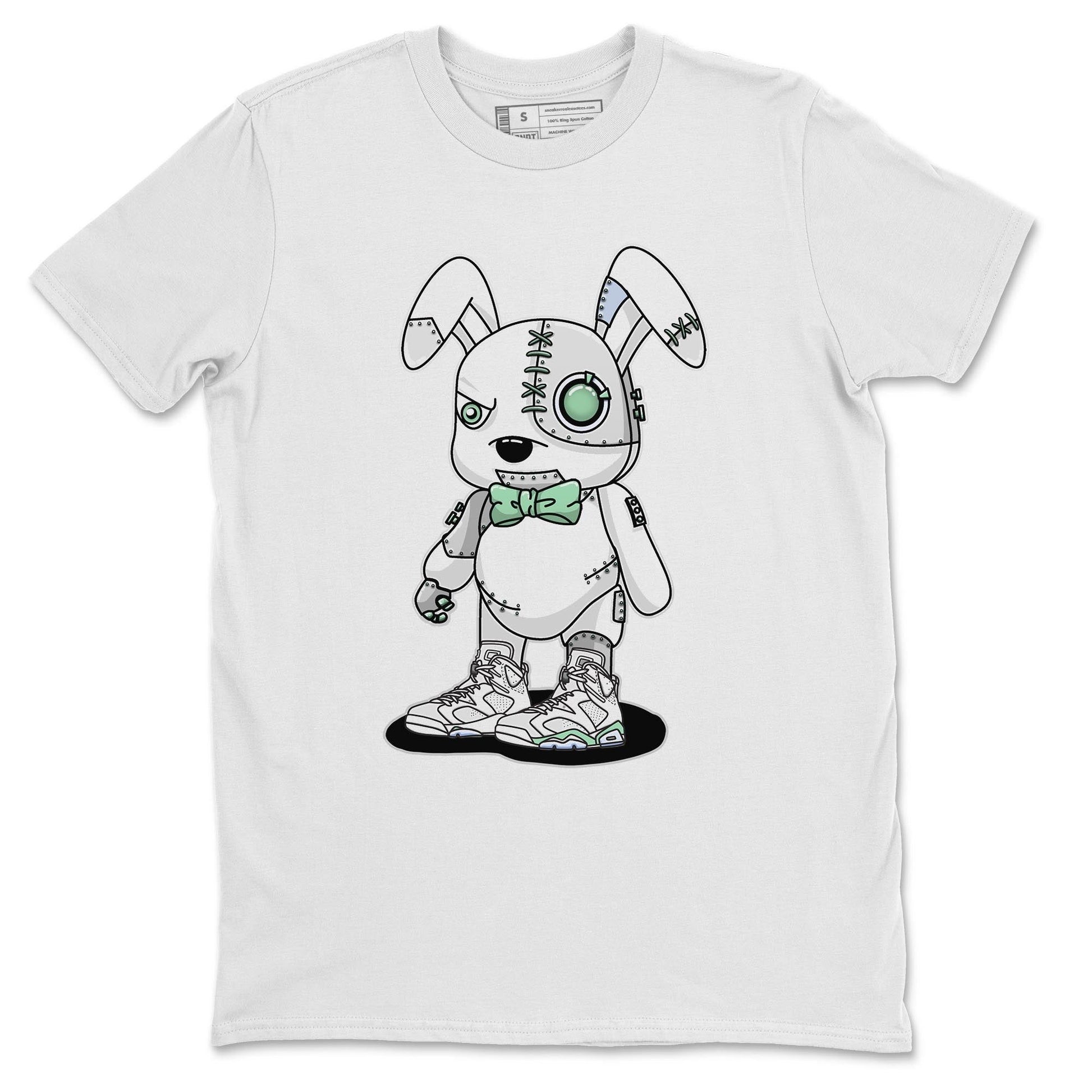 Jordan 6 Mint Foam Sneaker Match Tees Cyborg Bunny Sneaker Tees Jordan 6 Mint Foam Sneaker Release Tees Unisex Shirts