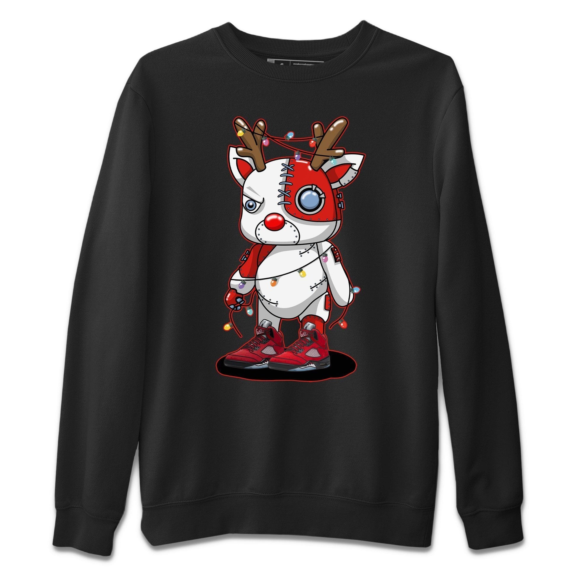 Jordan 5 Raging Bull Sneaker Match Tees Cyborg Reindeer Sneaker Tees Jordan 5 Raging Bull Sneaker Release Tees Unisex Shirts
