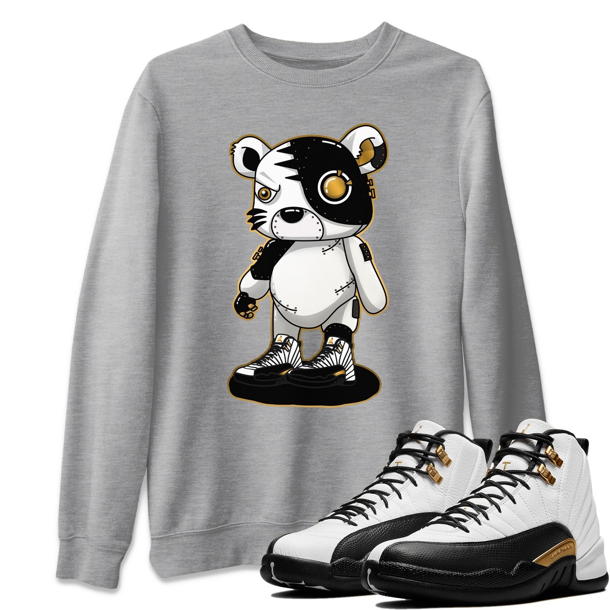 Jordan 12 Royalty Sneaker Match Tees Cyborg Tiger Sneaker Tees Jordan 12 Royalty Sneaker Release Tees Unisex Shirts