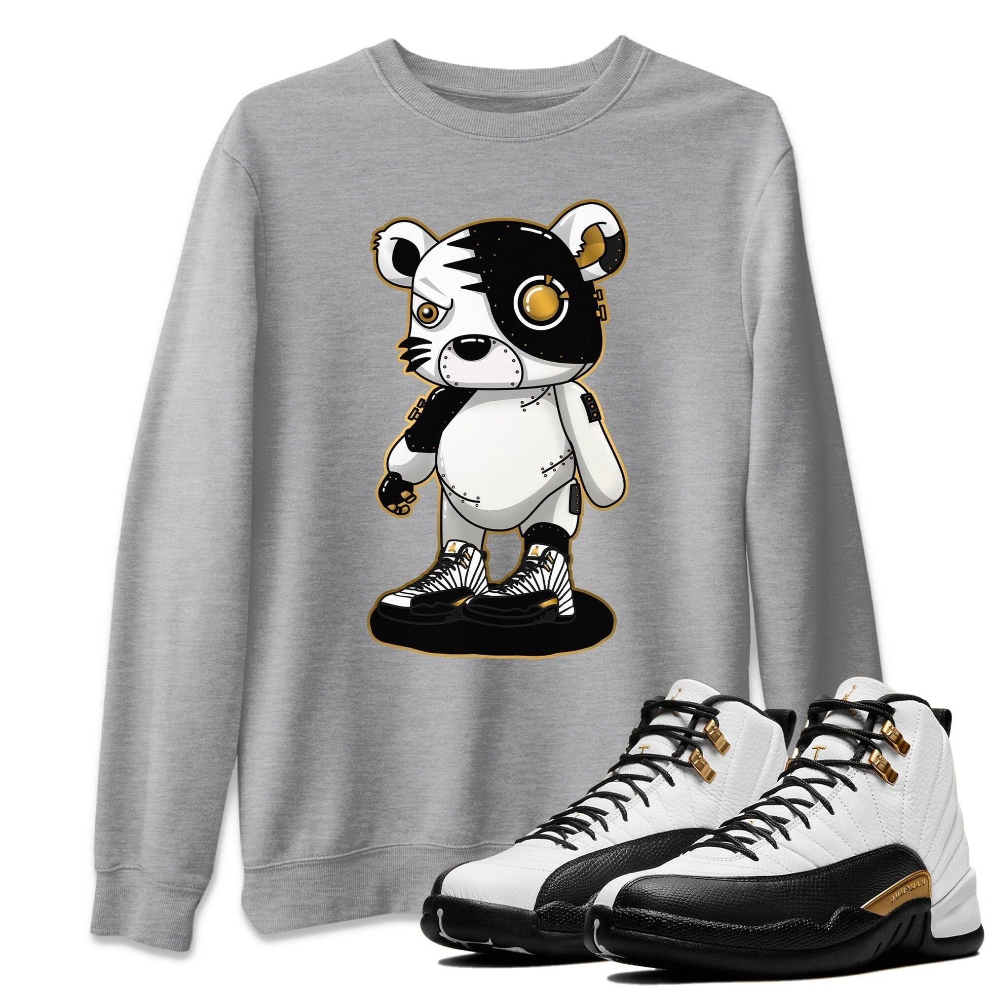 Jordan 12 Royalty Sneaker Match Tees Cyborg Tiger Sneaker Tees Jordan 12 Royalty Sneaker Release Tees Unisex Shirts