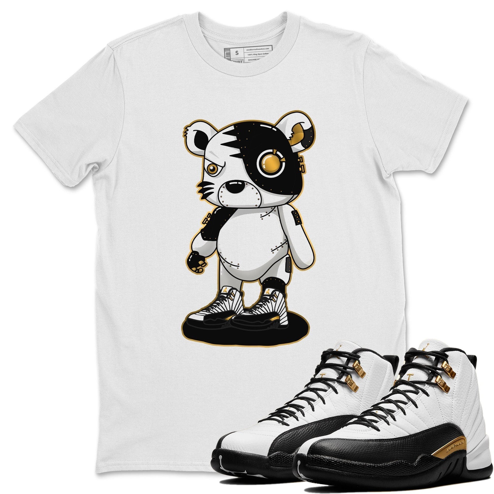 Jordan 12 Royalty Sneaker Match Tees Cyborg Tiger Sneaker Tees Jordan 12 Royalty Sneaker Release Tees Unisex Shirts