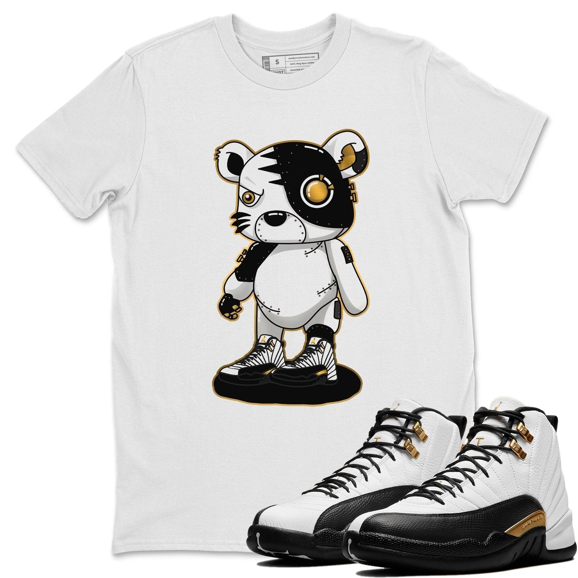 Jordan 12 Royalty Sneaker Match Tees Cyborg Tiger Sneaker Tees Jordan 12 Royalty Sneaker Release Tees Unisex Shirts