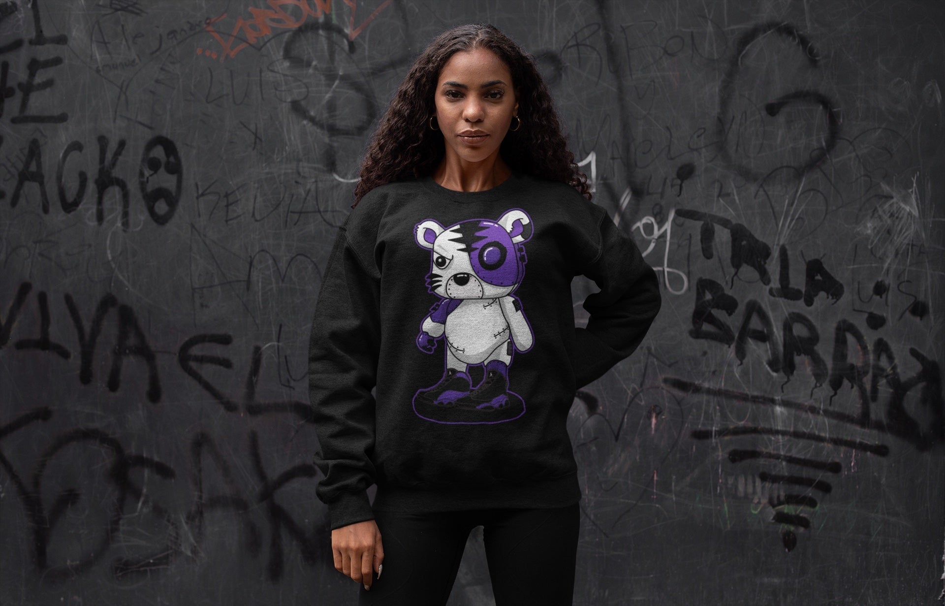 Jordan 13 Court Purple Sneaker Match Tees Cyborg Tiger Sneaker Tees Jordan 13 Court Purple Sneaker Release Tees Unisex Shirts